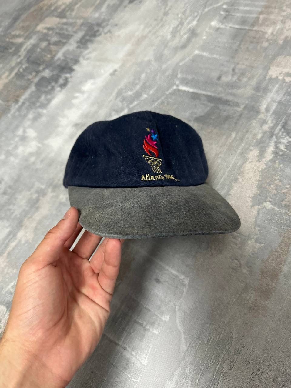 Casquette McDonald's Olympics Atlanta 1996 – Daim Vert Vintage Snapback