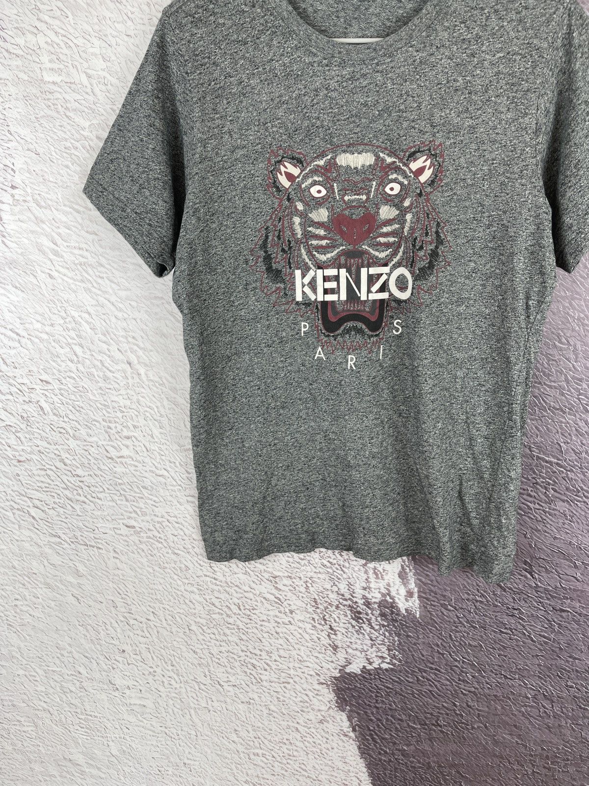Kenzo Kenzo Paris big logo grey tiger print ss tee shirt Size US S / EU 44-46 / 1 - 5 Thumbnail