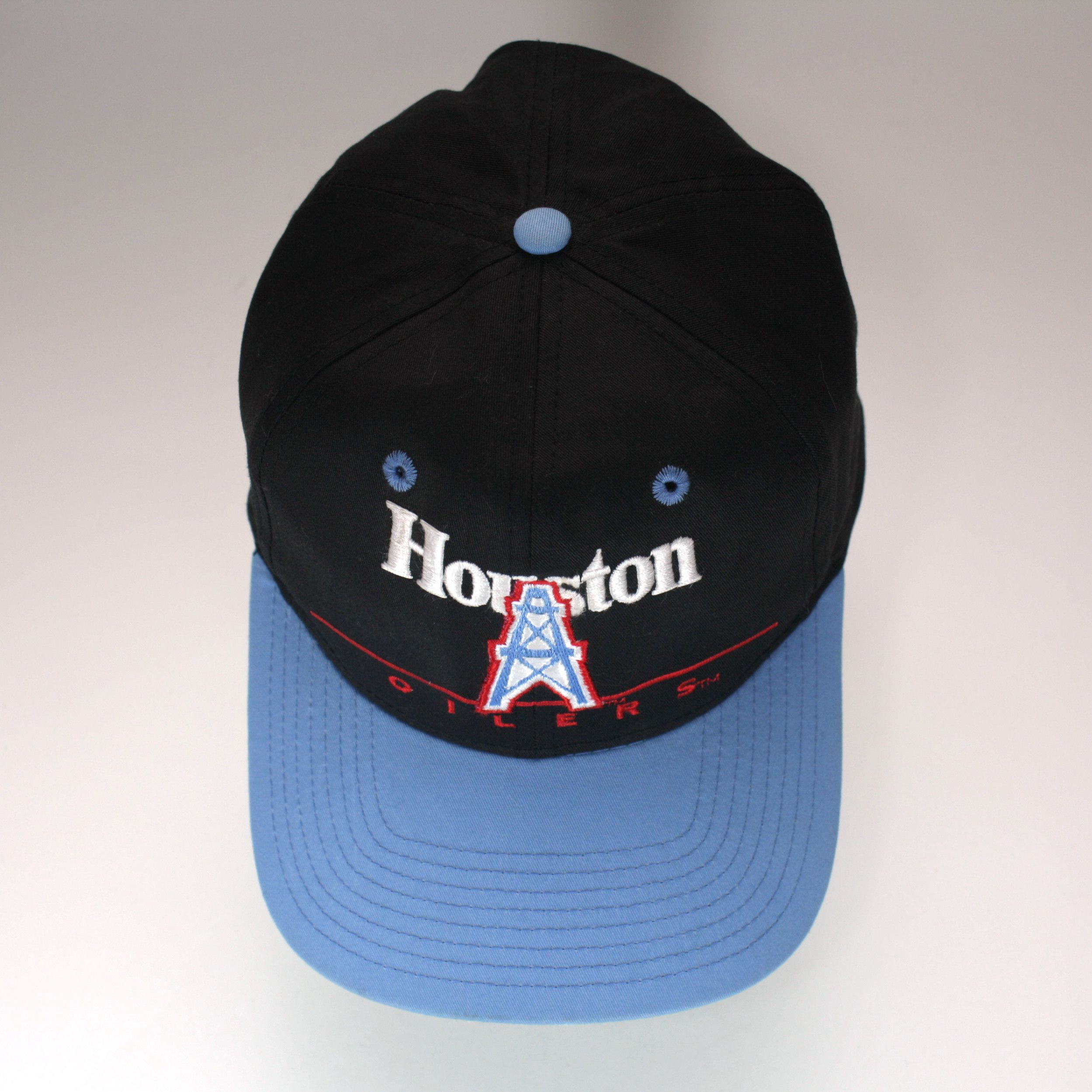 NFL Vintage 90s Houston Oilers Snapback Hat Eastport NFL TEAM Size ONE SIZE - 1 Thumbnail