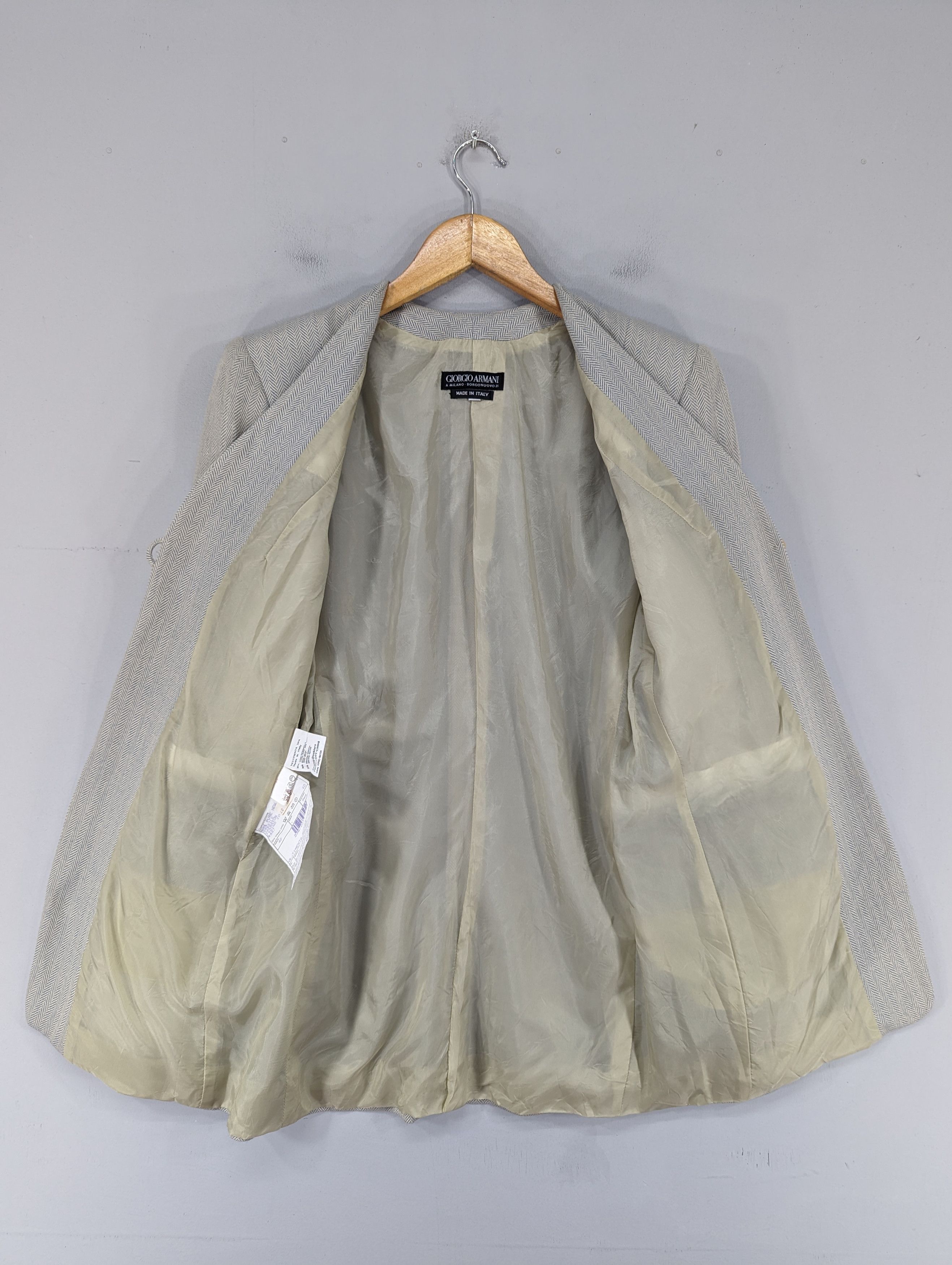 Armani × Designer × Giorgio Armani 🔥RARE🔥Vintage Giorgio Armani Wool Blazer Jacket Size XS / US 0-2 / IT 36-38 - 6 Thumbnail