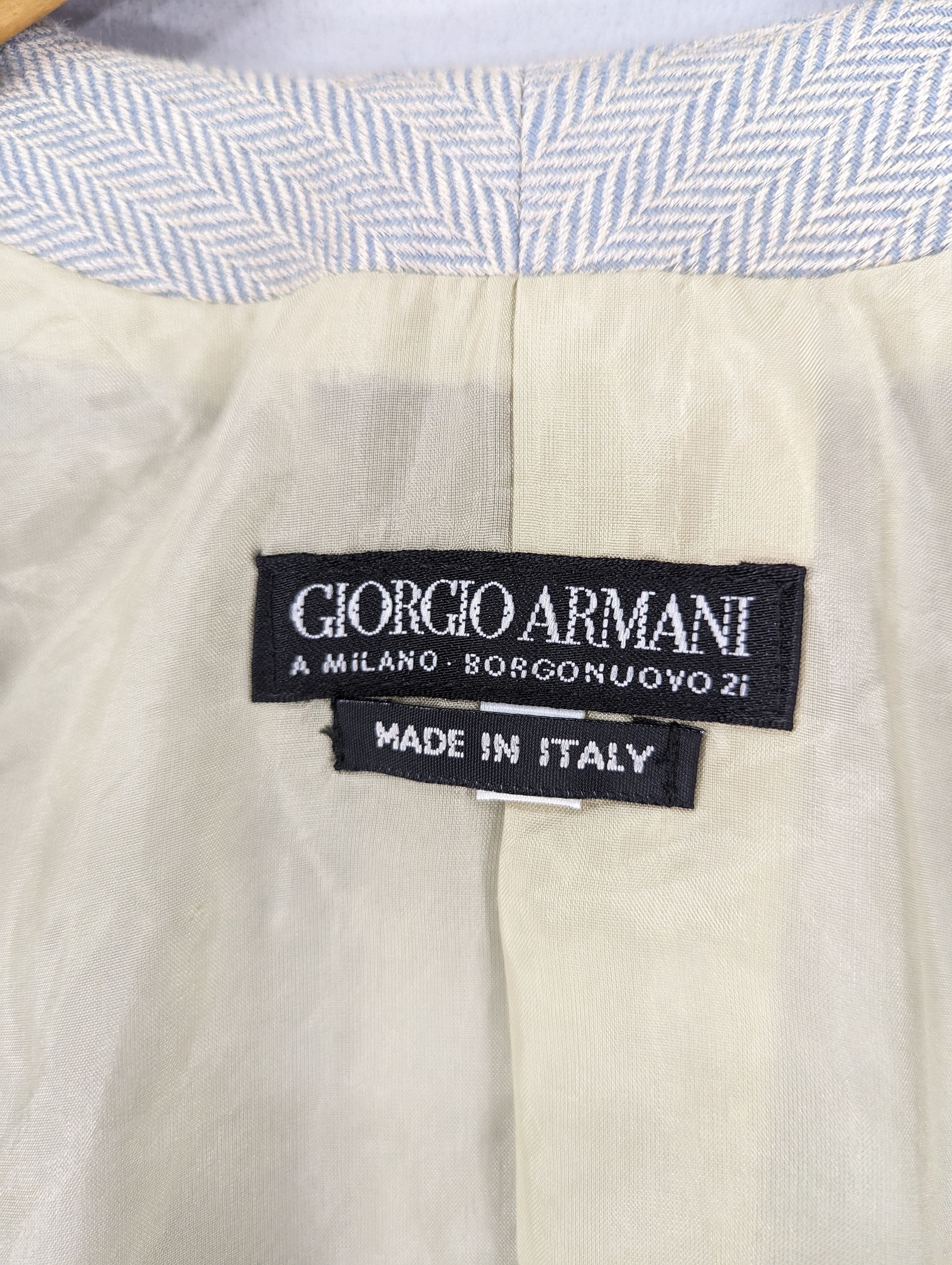 Armani × Designer × Giorgio Armani 🔥RARE🔥Vintage Giorgio Armani Wool Blazer Jacket Size XS / US 0-2 / IT 36-38 - 8 Thumbnail