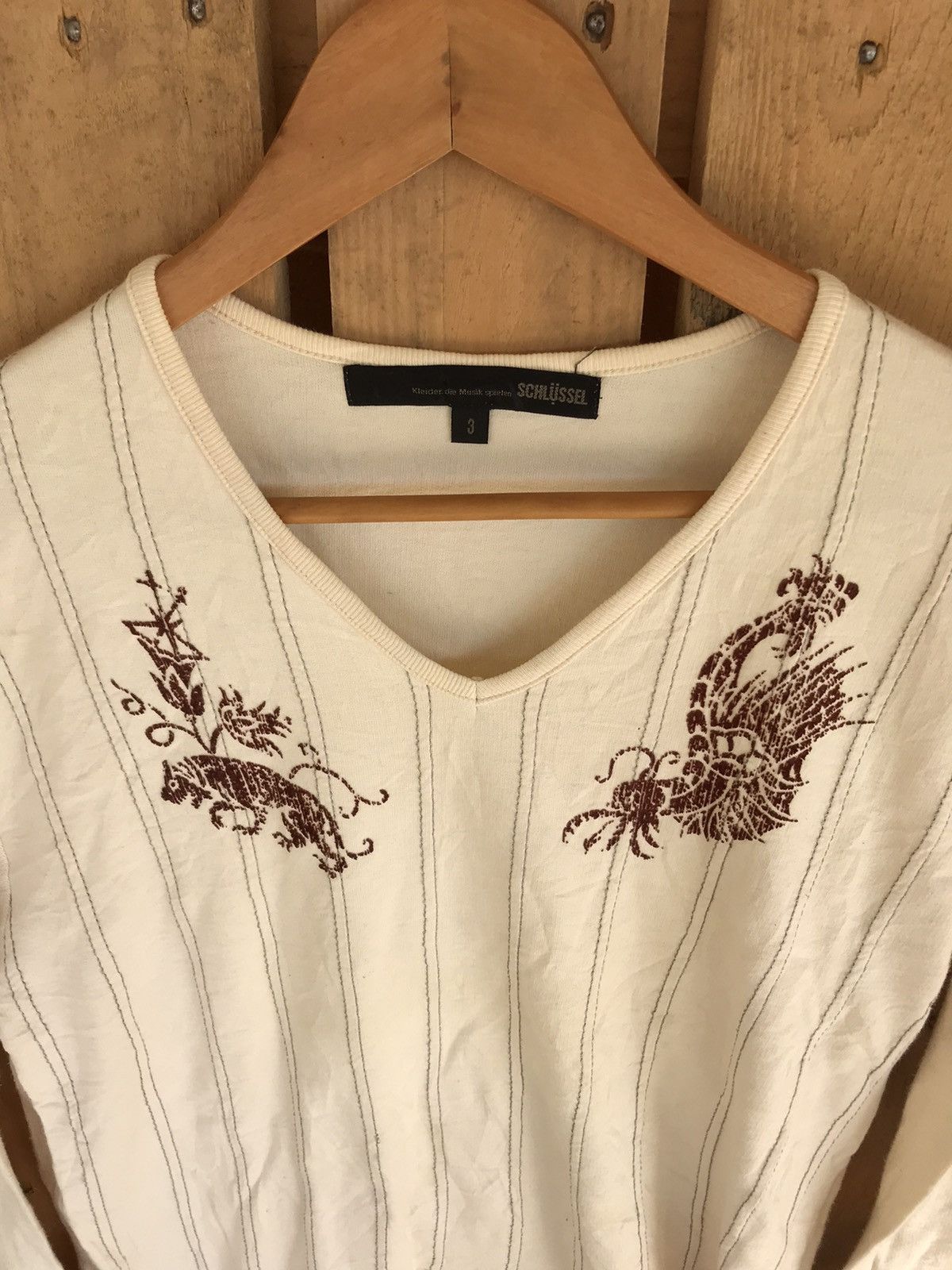 Japanese Brand Archived Schlussel Sukajan Motive Graphic Tee Size US M / EU 48-50 / 2 - 3 Thumbnail