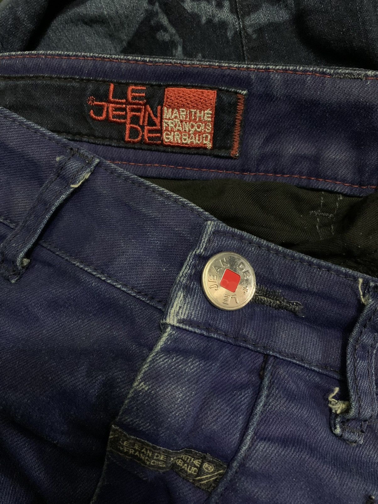 Marithe + Francois Girbaud Le Jean De Marithe Francois Girbaud Two Tone Jeans Size US 30 / EU 46 - 4 Thumbnail
