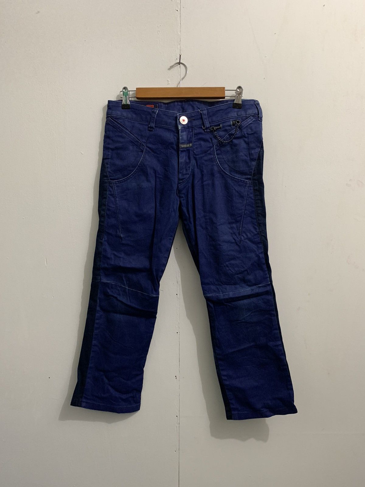 Marithe + Francois Girbaud Le Jean De Marithe Francois Girbaud Two Tone Jeans Size US 30 / EU 46 - 2 Thumbnail