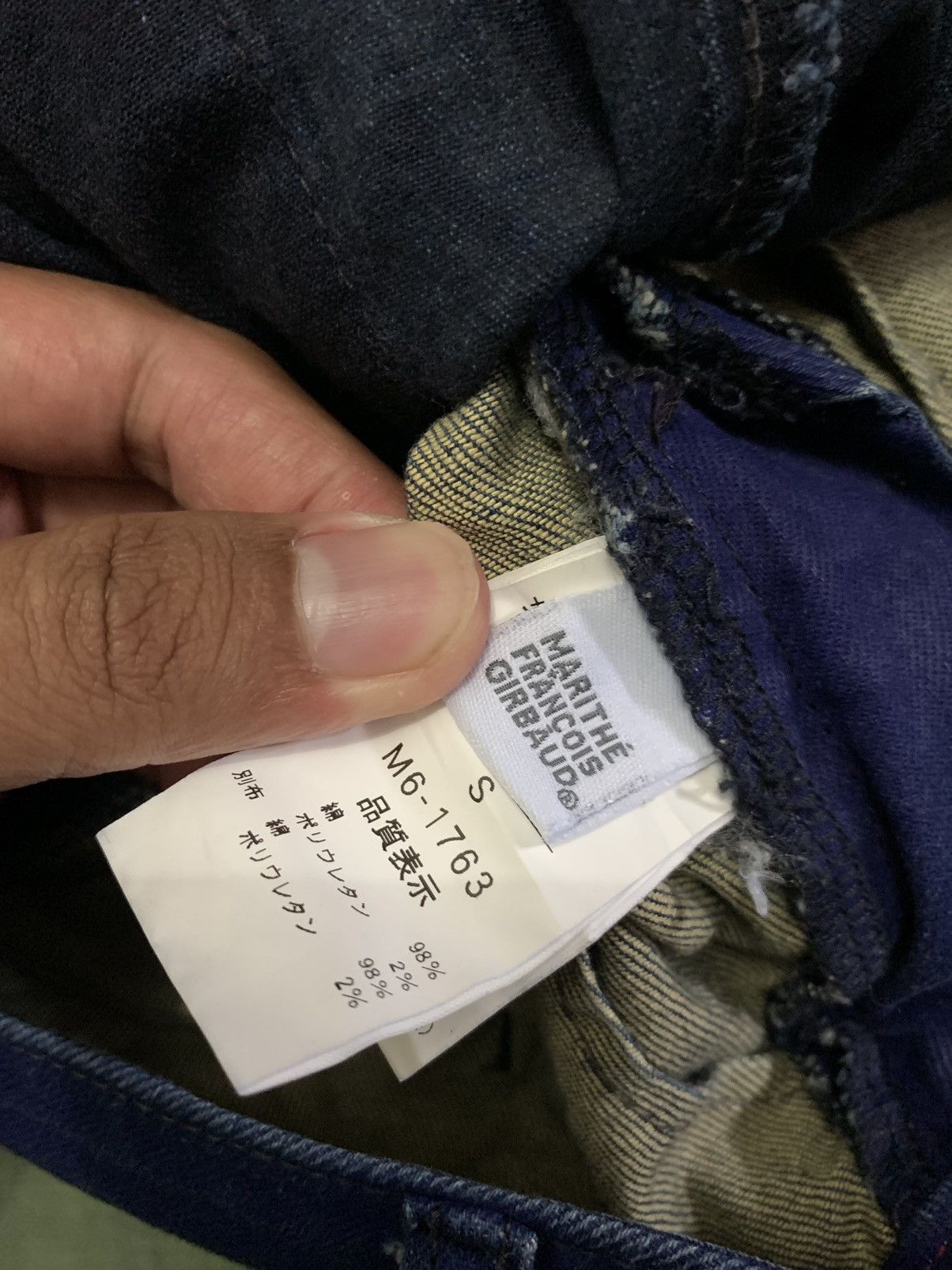 Marithe + Francois Girbaud Le Jean De Marithe Francois Girbaud Two Tone Jeans Size US 30 / EU 46 - 5 Thumbnail