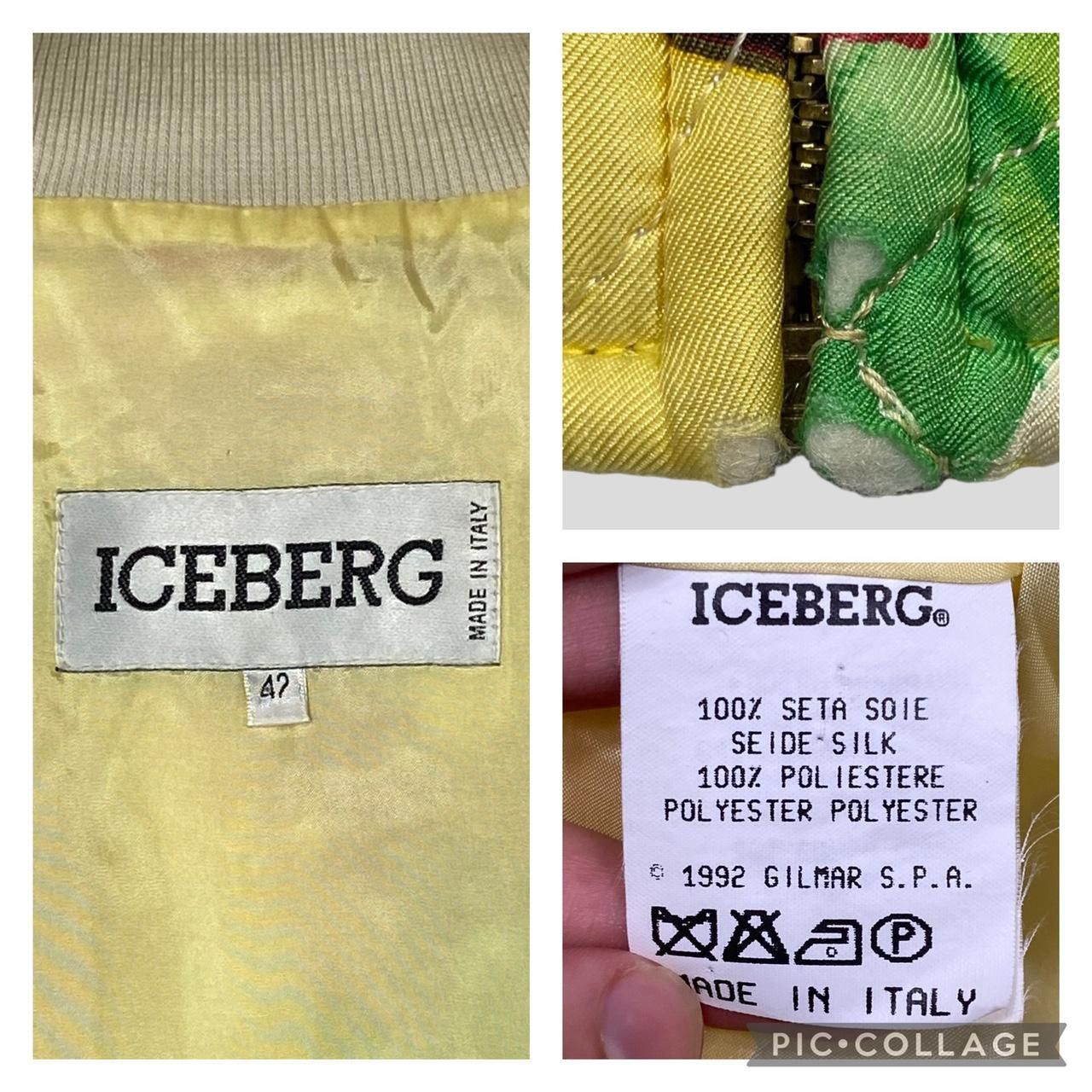 Iceberg Iceberg 1992 Don’t Drug Out Silk Bomber - S/M Size US S / EU 44-46 / 1 - 4 Thumbnail