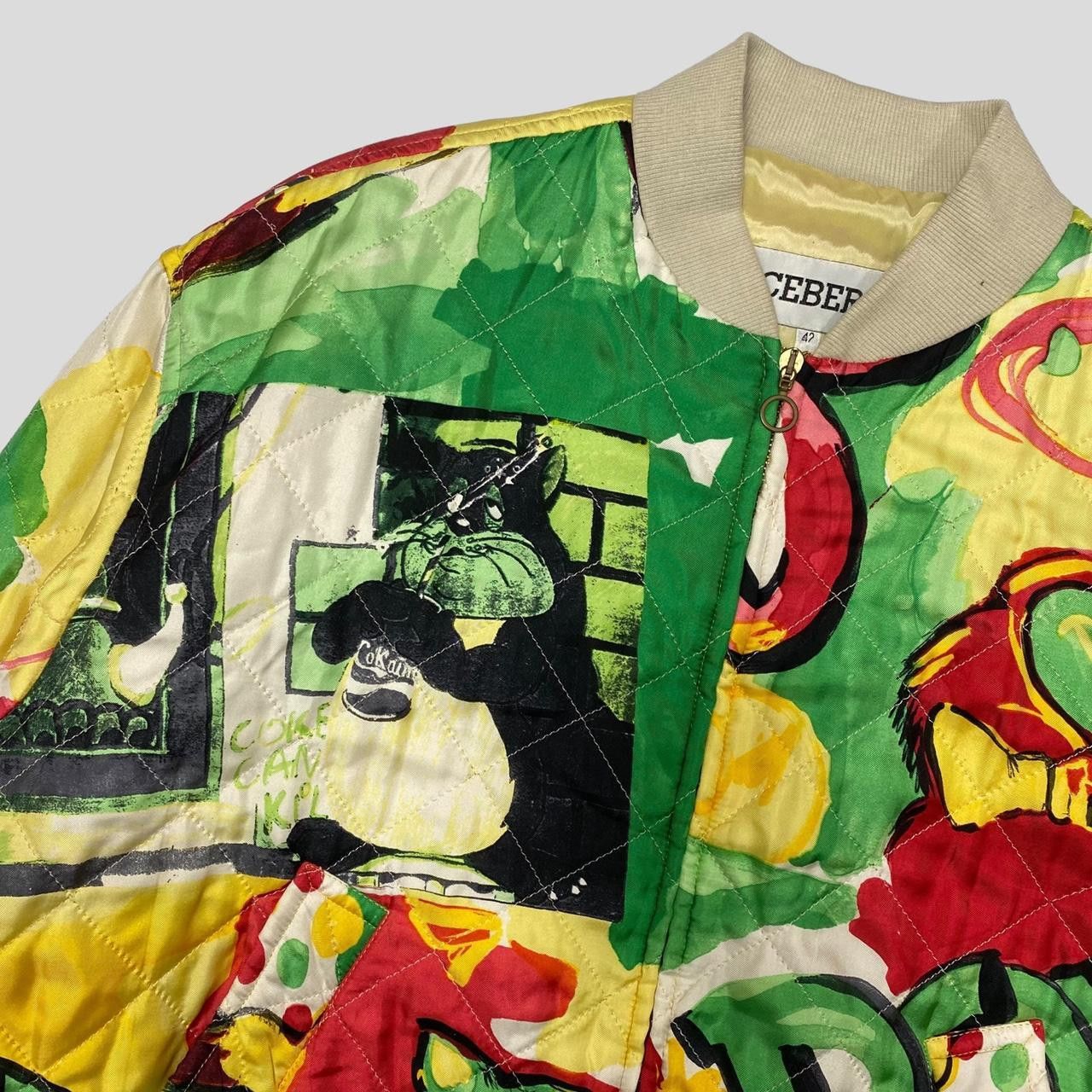 Iceberg Iceberg 1992 Don’t Drug Out Silk Bomber - S/M Size US S / EU 44-46 / 1 - 3 Thumbnail