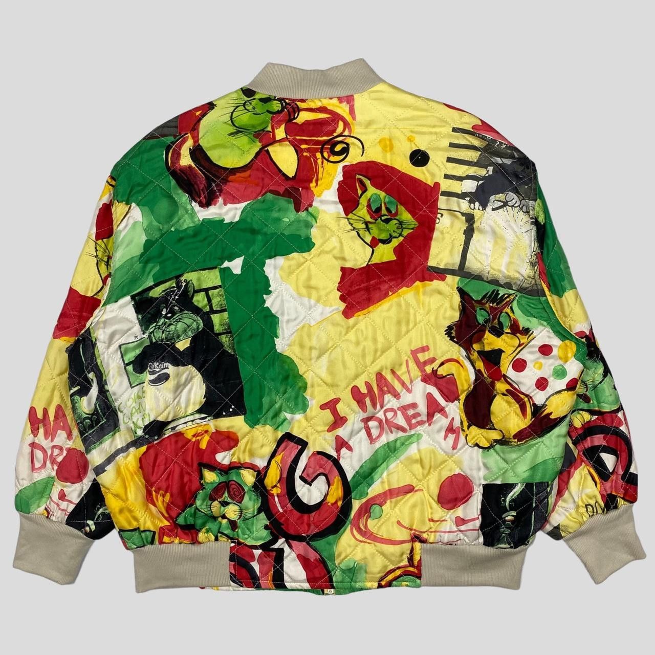 Iceberg Iceberg 1992 Don’t Drug Out Silk Bomber - S/M Size US S / EU 44-46 / 1 - 2 Thumbnail