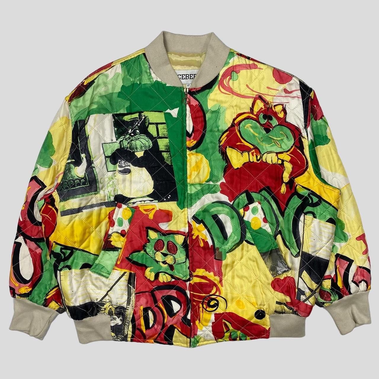 Iceberg Iceberg 1992 Don’t Drug Out Silk Bomber - S/M Size US S / EU 44-46 / 1 - 1 Thumbnail