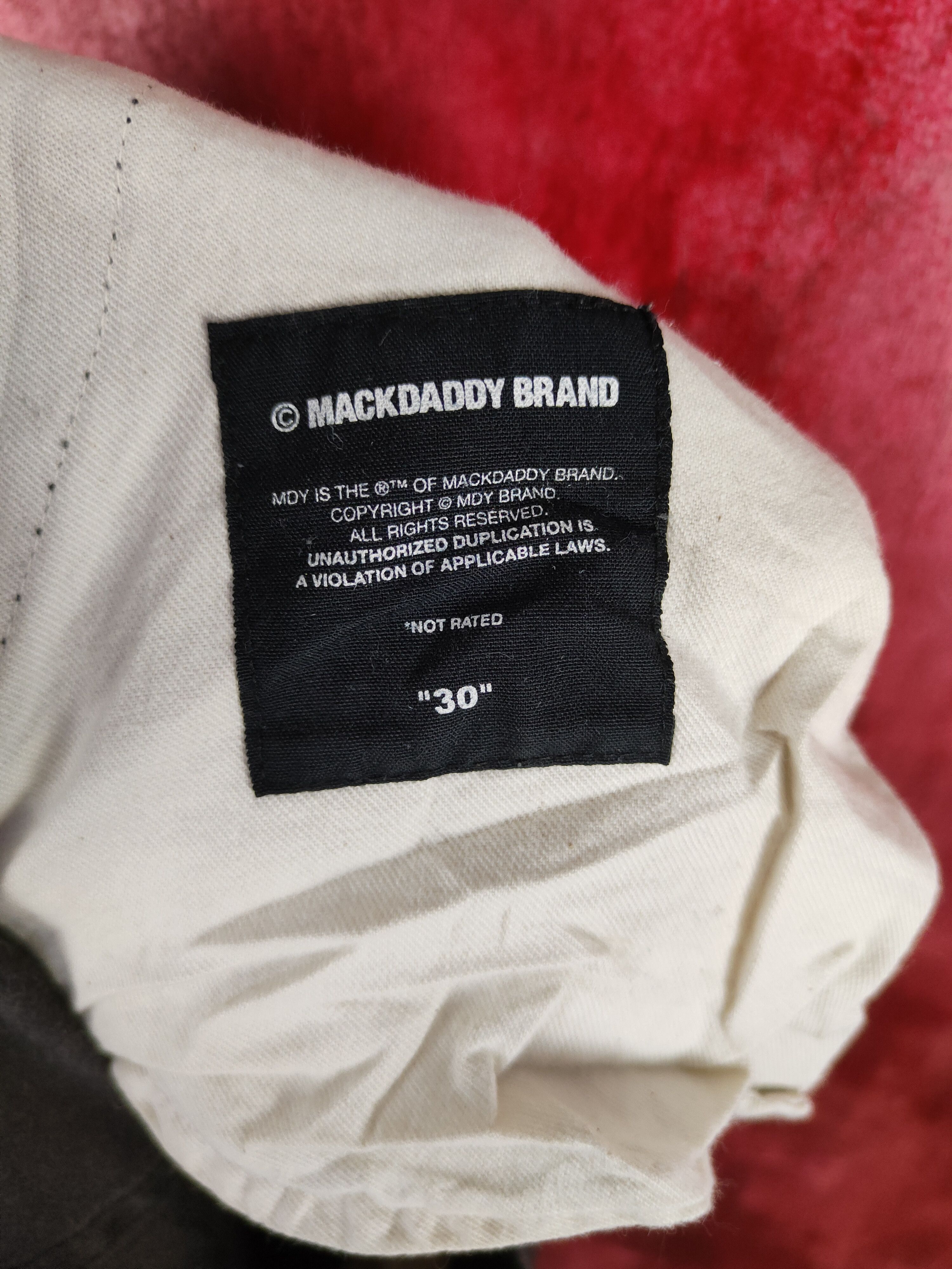 Japanese Brand MackDaddy Dark Gray cropped Multipocket Cargo Pants #S774 Size US 30 / EU 46 - 16 Thumbnail