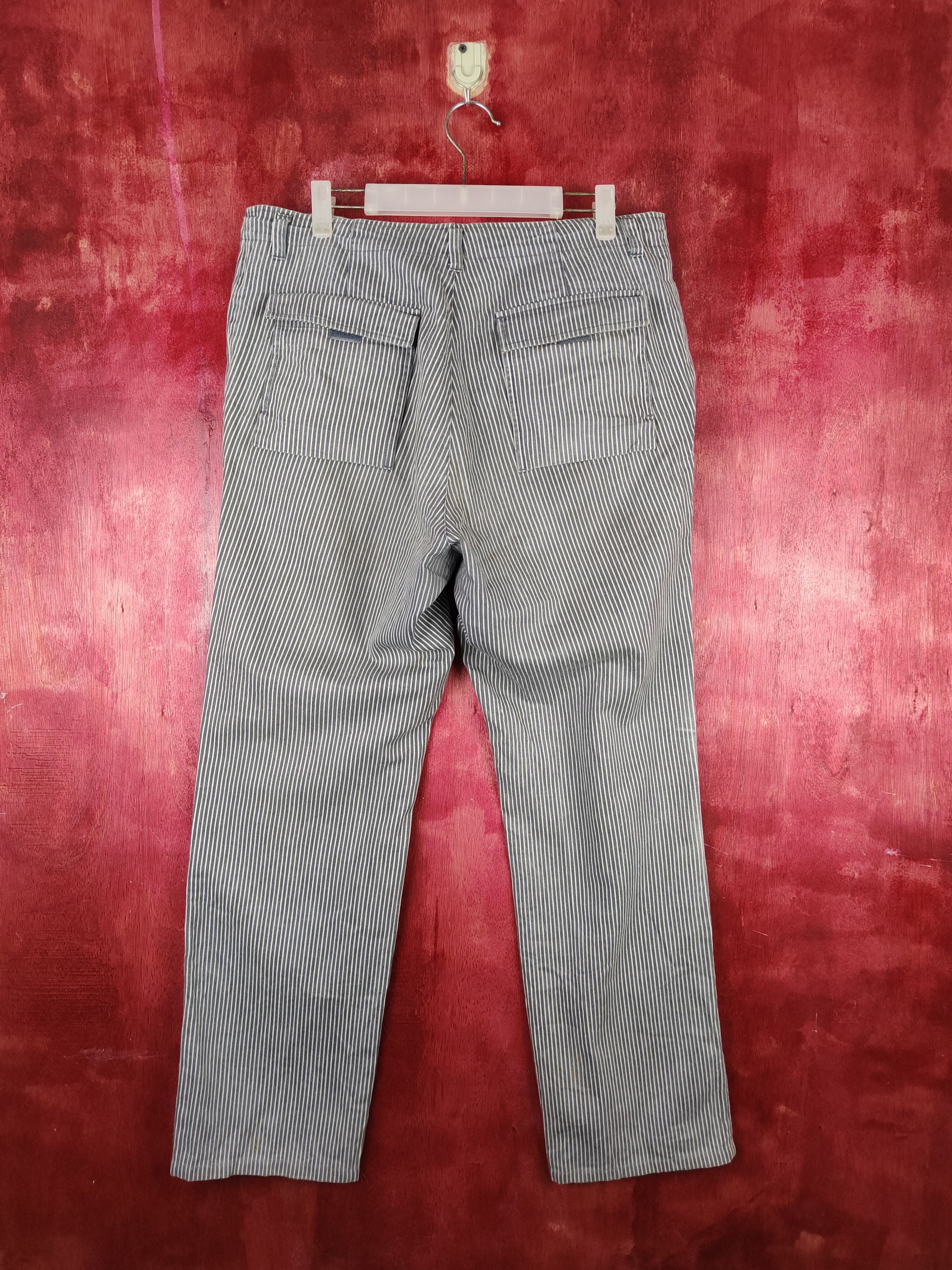 Comme Ca Ism × Japanese Brand Comme Ça Ism Gray Stripe Multipocket Casual Pants #S842 Size US 33 - 7 Thumbnail
