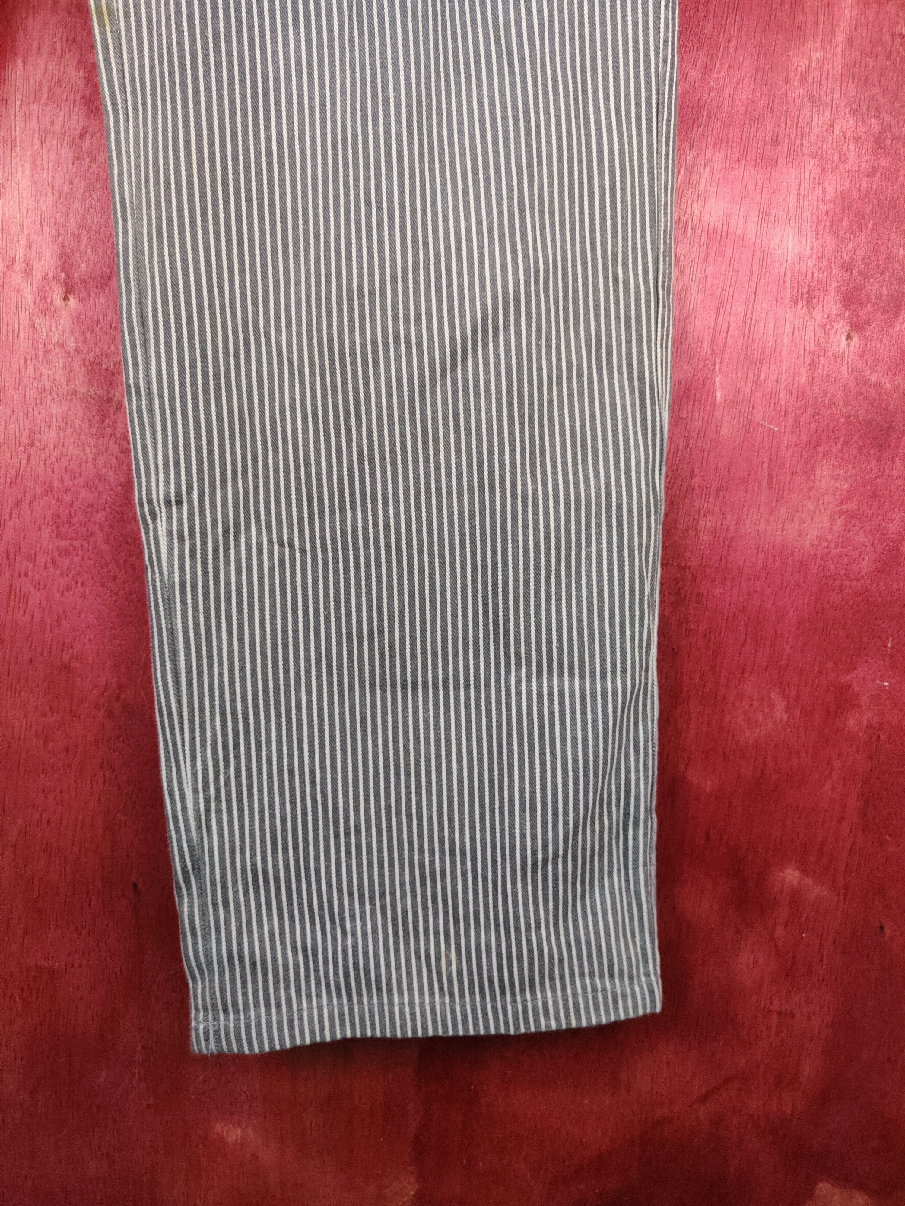 Comme Ca Ism × Japanese Brand Comme Ça Ism Gray Stripe Multipocket Casual Pants #S842 Size US 33 - 6 Thumbnail