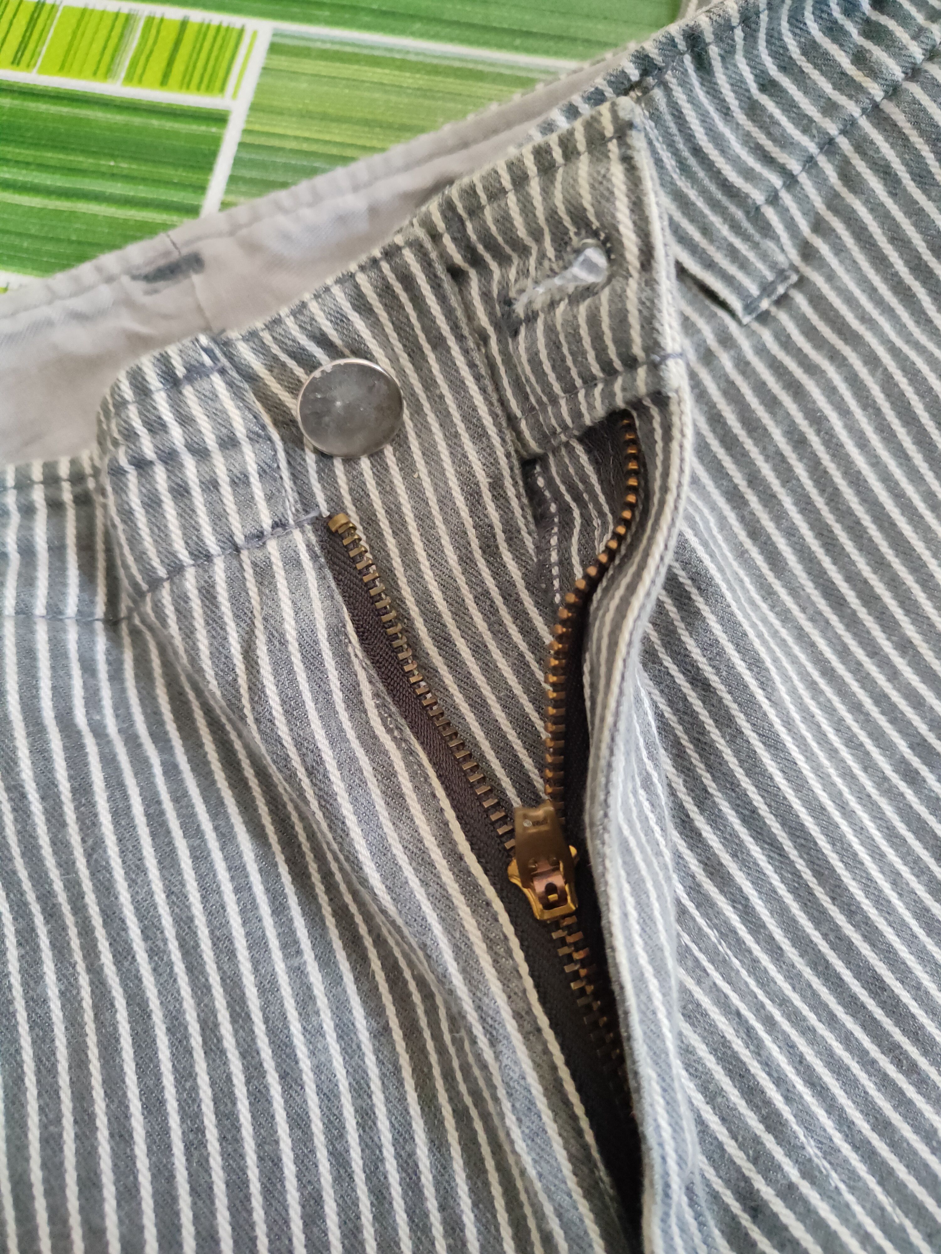 Comme Ca Ism × Japanese Brand Comme Ça Ism Gray Stripe Multipocket Casual Pants #S842 Size US 33 - 12 Thumbnail