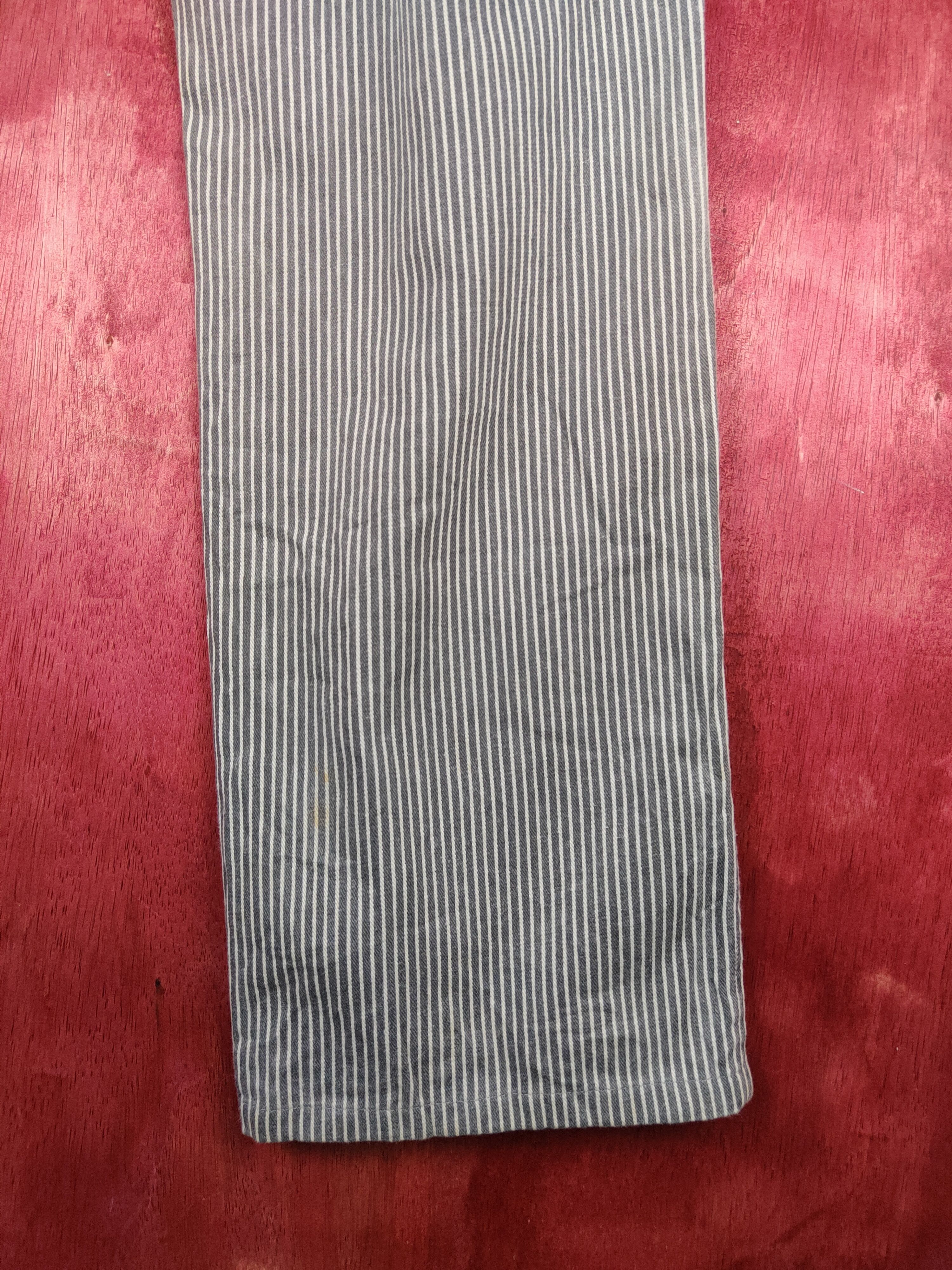 Comme Ca Ism × Japanese Brand Comme Ça Ism Gray Stripe Multipocket Casual Pants #S842 Size US 33 - 11 Thumbnail