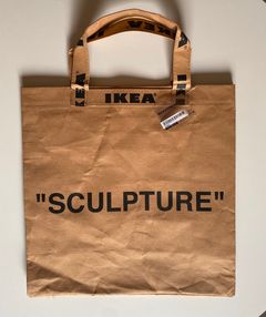 Virgil Abloh x IKEA MARKERAD SCULPTURE Tote Bag | Off-White | Medium 9  Gallon