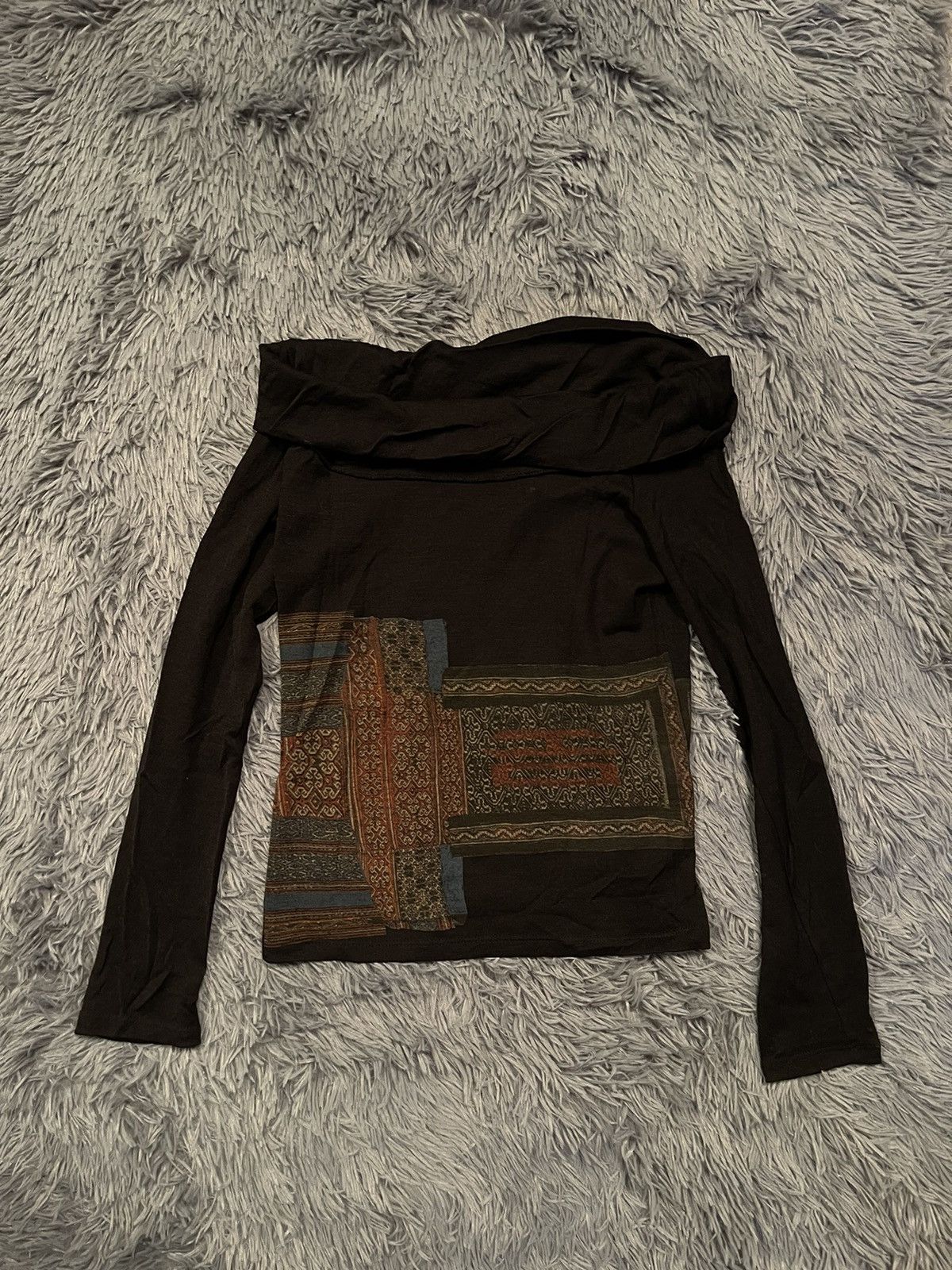 Vintage OHDD Y2K vintage avant garde JPG style mesh longsleeve Size XS / US 0-2 / IT 36-38 - 1 Thumbnail