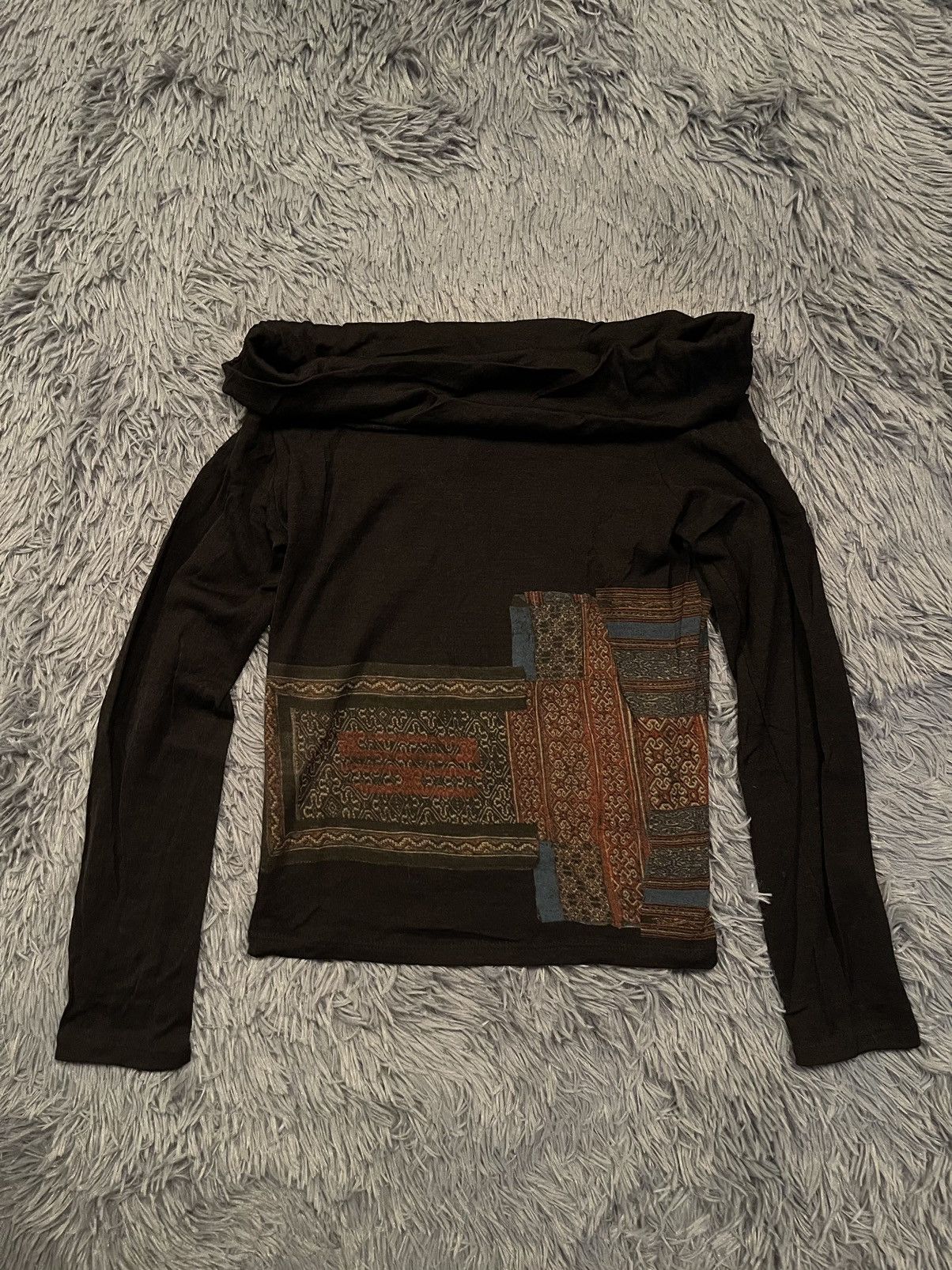 Vintage OHDD Y2K vintage avant garde JPG style mesh longsleeve Size XS / US 0-2 / IT 36-38 - 6 Thumbnail
