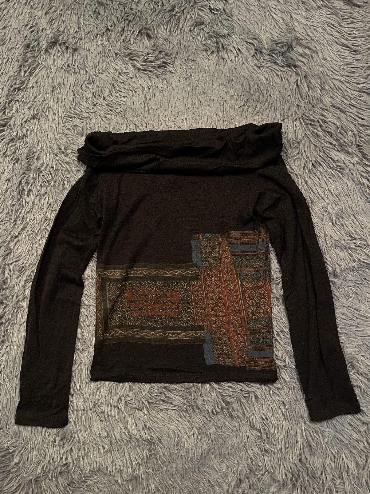 Vintage OHDD Y2K vintage avant garde JPG style mesh longsleeve Size XS / US 0-2 / IT 36-38 - 7 Thumbnail