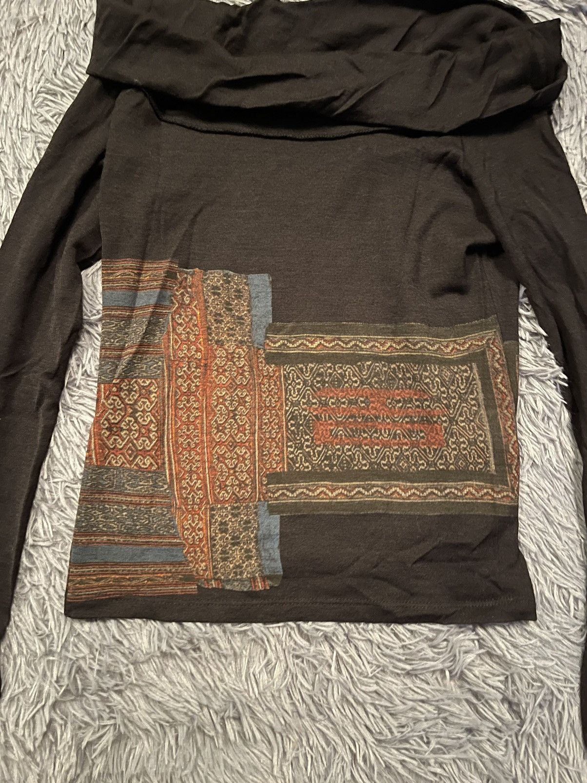 Vintage OHDD Y2K vintage avant garde JPG style mesh longsleeve Size XS / US 0-2 / IT 36-38 - 3 Thumbnail
