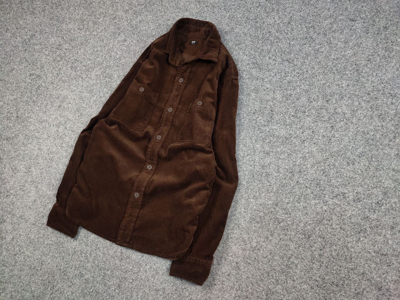 Uniqlo Uniqlo Dark brown Japanese Light Overshirt Pocket Shirt Size US M / EU 48-50 / 2 - 3 Thumbnail