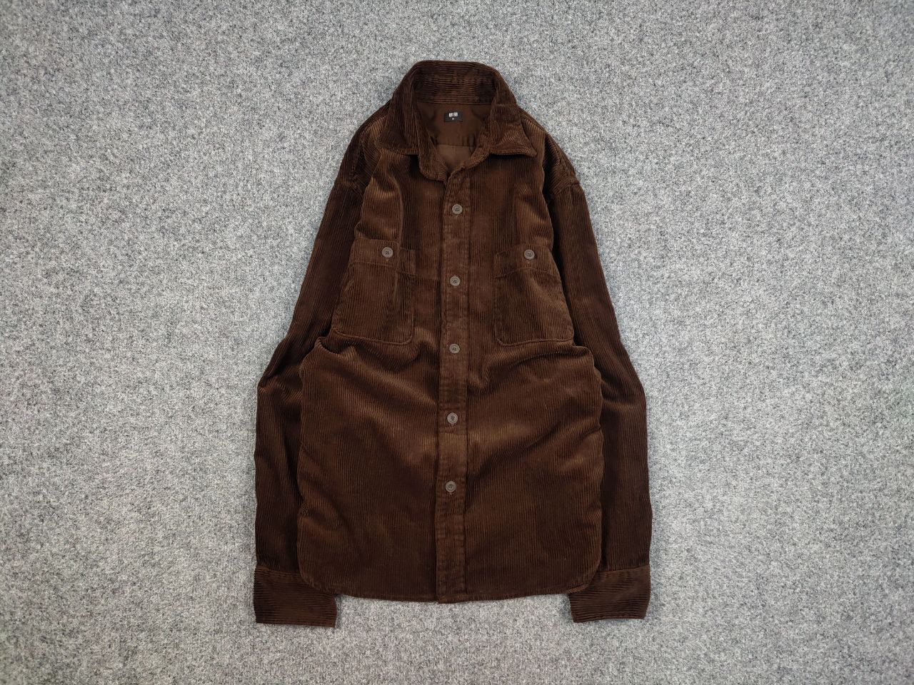 Uniqlo Uniqlo Dark brown Japanese Light Overshirt Pocket Shirt Size US M / EU 48-50 / 2 - 1 Thumbnail