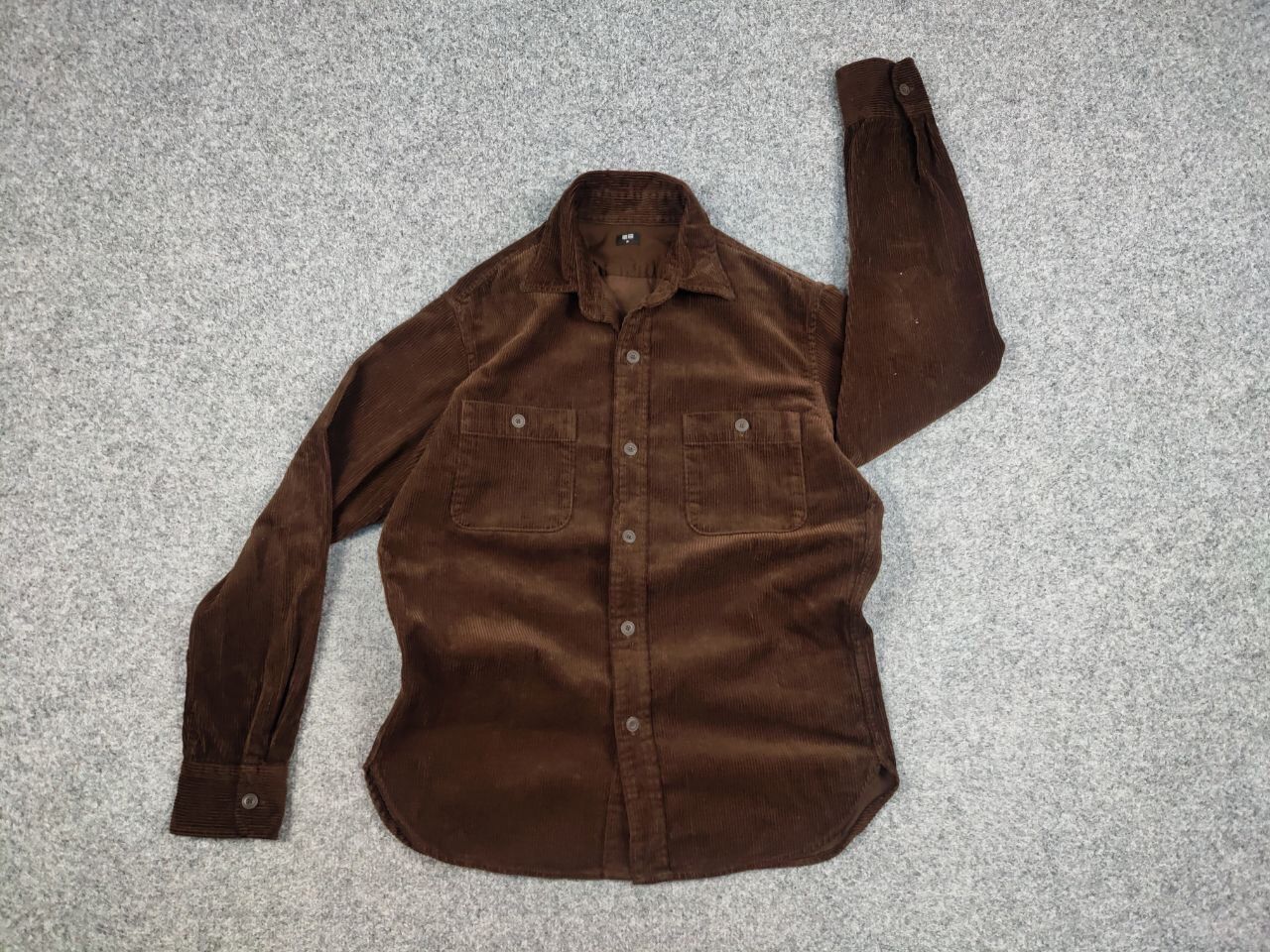 Uniqlo Uniqlo Dark brown Japanese Light Overshirt Pocket Shirt Size US M / EU 48-50 / 2 - 14 Thumbnail