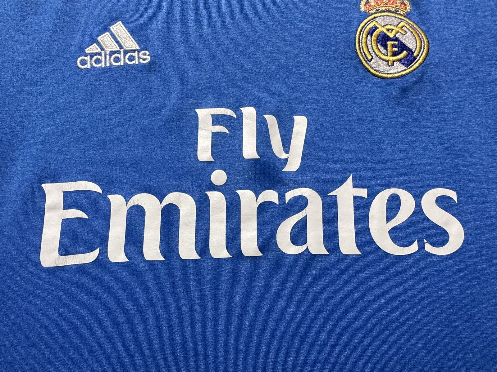 Adidas Adidas Real Madrid soccer jersey blue rare size S Size US S / EU 44-46 / 1 - 3 Thumbnail