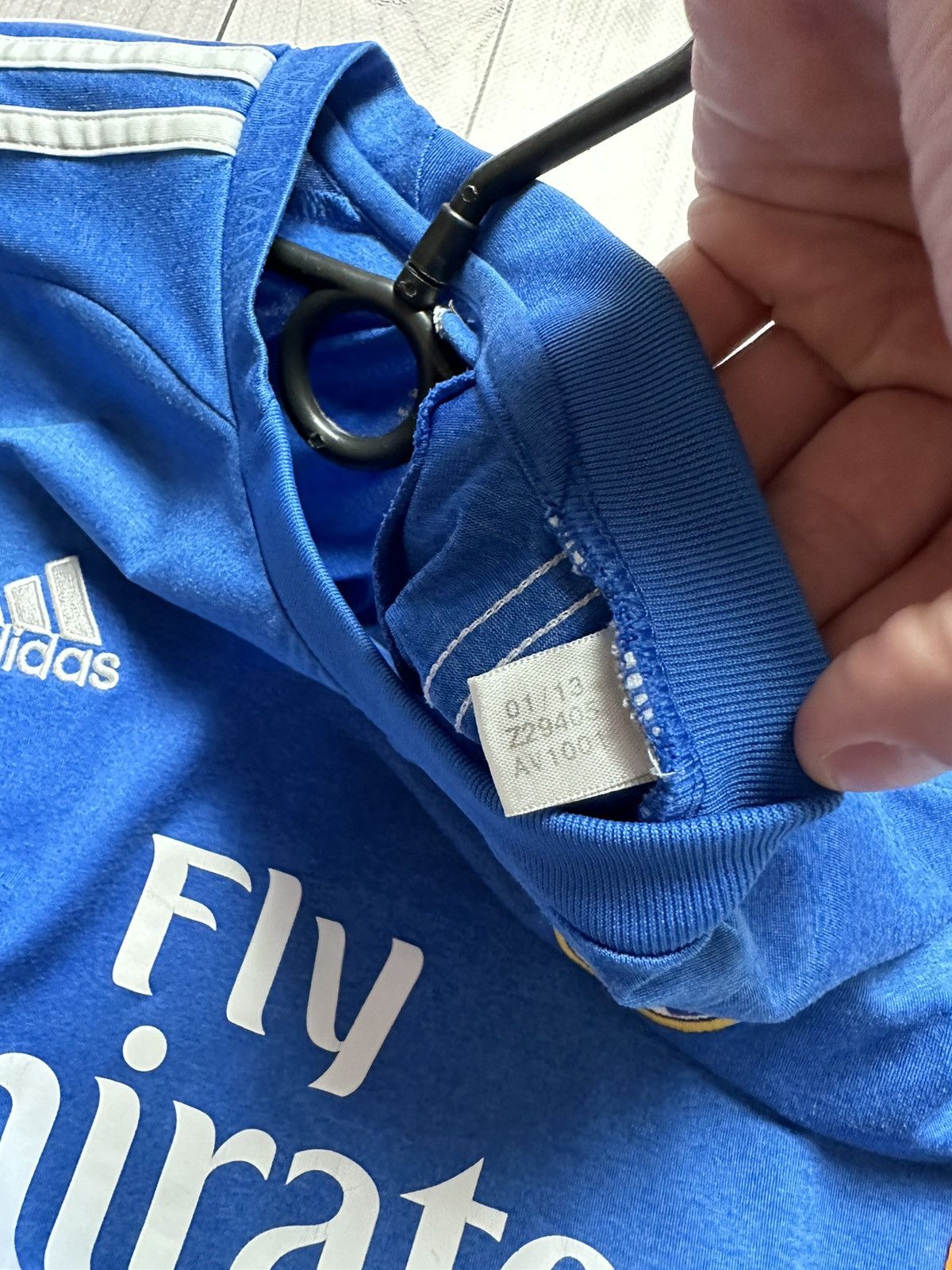 Adidas Adidas Real Madrid soccer jersey blue rare size S Size US S / EU 44-46 / 1 - 5 Thumbnail