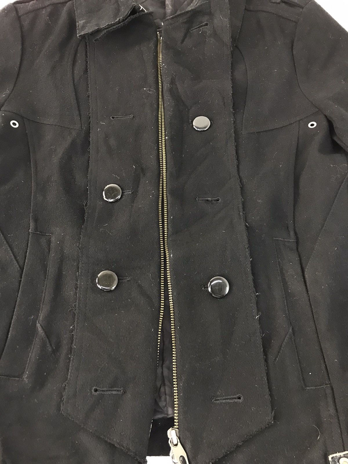 PPFM PPFM Wool Thick Biker Jacket Double Pocket Inspire Designer Size US M / EU 48-50 / 2 - 4 Thumbnail