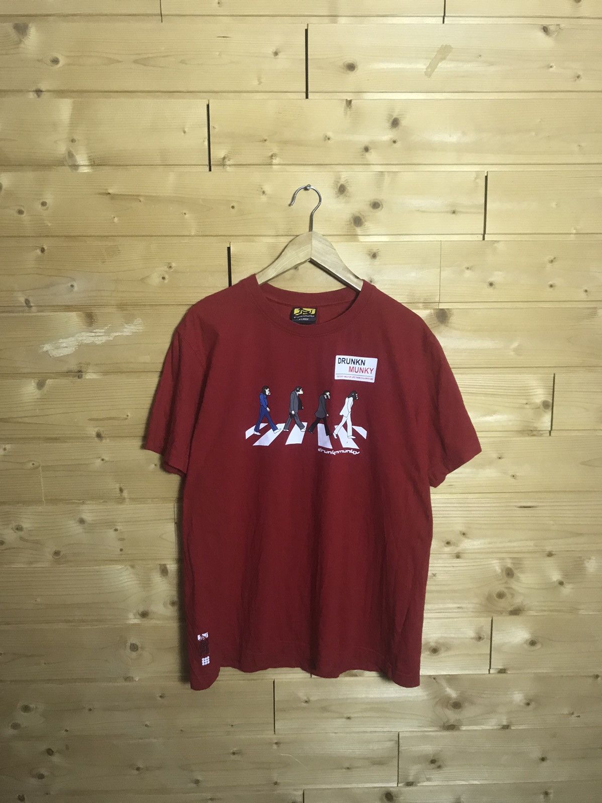 Vintage Drunk Munky t-shirt Size US XL / EU 56 / 4 - 2 Thumbnail