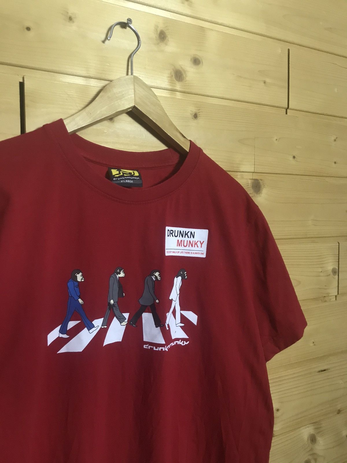 Vintage Drunk Munky t-shirt Size US XL / EU 56 / 4 - 1 Thumbnail