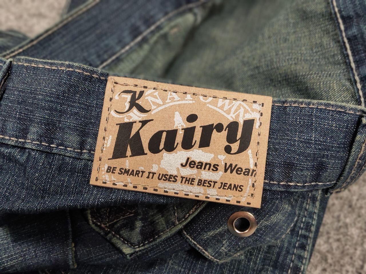 Japanese Brand Vintage 90's Japanese Distressed Dark Cargo Denim Jeans Size US 32 / EU 48 - 18 Thumbnail