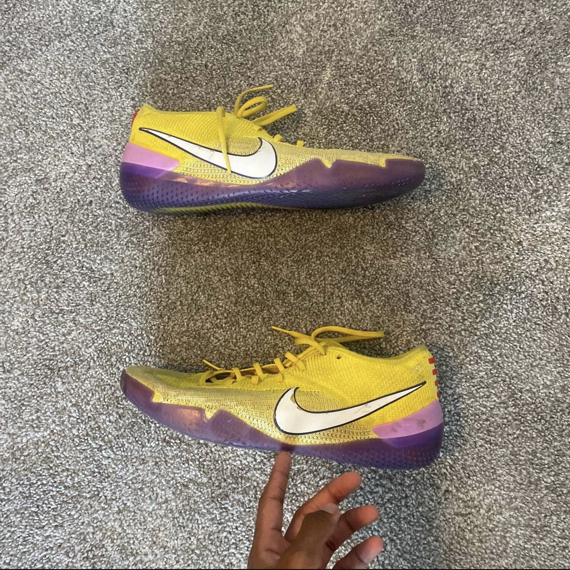 image of Nike Kobe Ad Nxt 360 “Yellow Strike” Shoes, Men's (Size 13)