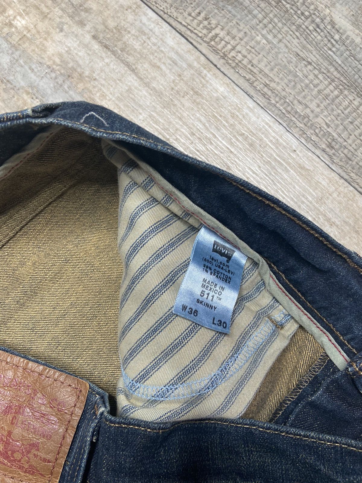 Levi's Crazy Vintage Unique Y2K Baggy Levis Blue Jeans Faded USA Size US 36 / EU 52 - 6 Thumbnail