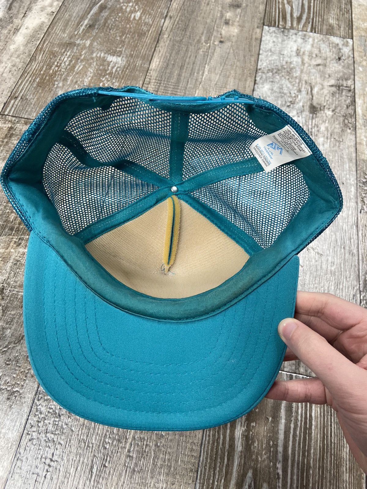 Vintage Vintage Art Trucker Hat Nova Scotia Puff Print USA SnapBack Size ONE SIZE - 3 Thumbnail