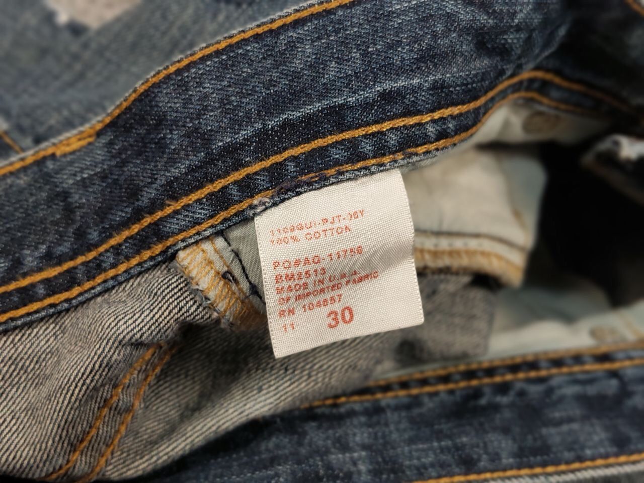 AG Adriano Goldschmied Adriano Goldschmied Distressed Denim Blue Jeans Made in USA Size US 32 / EU 48 - 20 Thumbnail