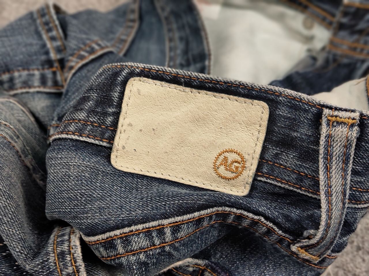 AG Adriano Goldschmied Adriano Goldschmied Distressed Denim Blue Jeans Made in USA Size US 32 / EU 48 - 18 Thumbnail