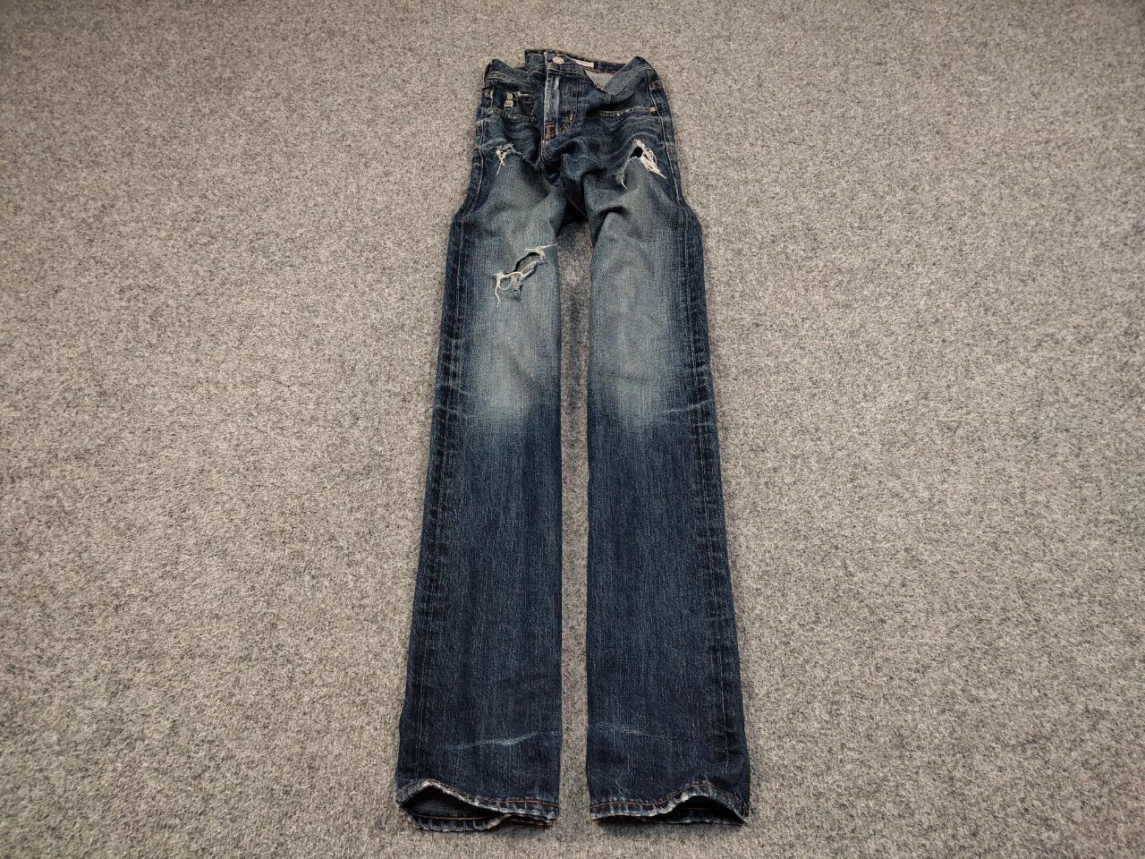 AG Adriano Goldschmied Adriano Goldschmied Distressed Denim Blue Jeans Made in USA Size US 32 / EU 48 - 3 Thumbnail