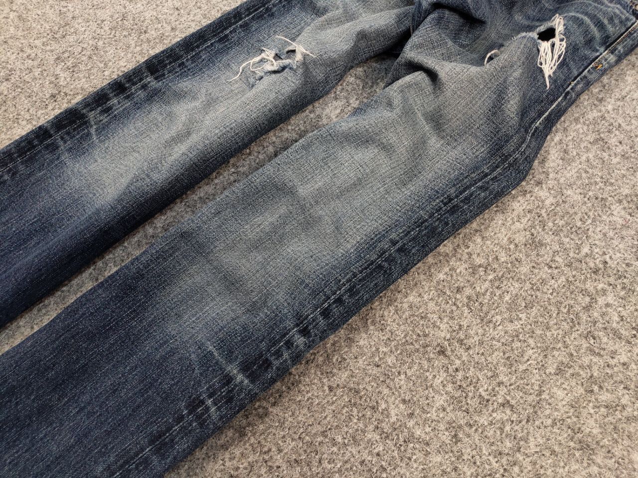 AG Adriano Goldschmied Adriano Goldschmied Distressed Denim Blue Jeans Made in USA Size US 32 / EU 48 - 6 Thumbnail