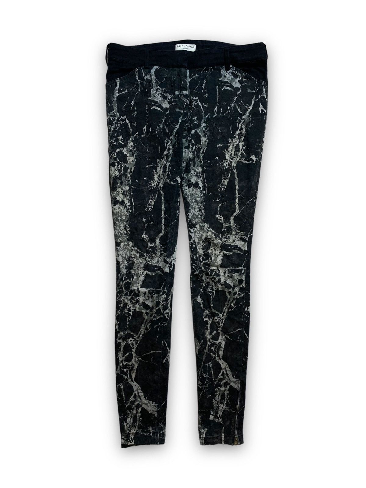Balenciaga Balenciaga black cotton pants trousers vintage y2k designer Size 27" / US 4 / IT 40 - 1 Thumbnail