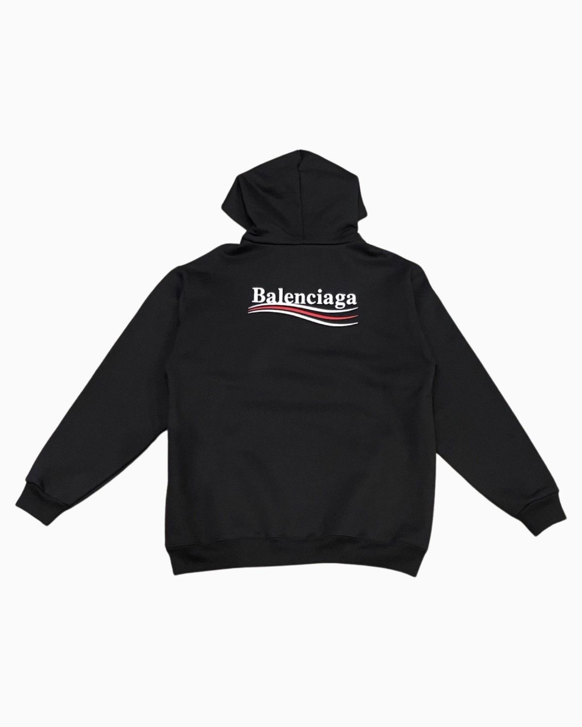 【国内発】BALENCIAGA POLITICAL CAMPAIGN ロゴプリントフーディ 国内発】BALENCIAGA POLITICAL CAMPAIGN ロゴプリントフーディ