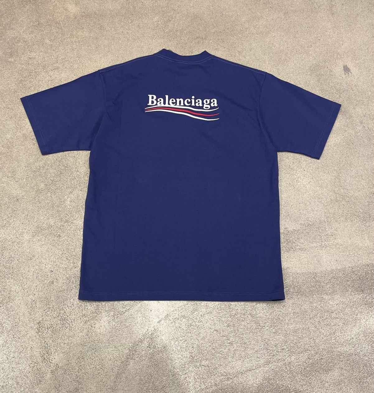 Balenciaga Balenciaga Embroidered Political Campaign Logo T shirt Grailed