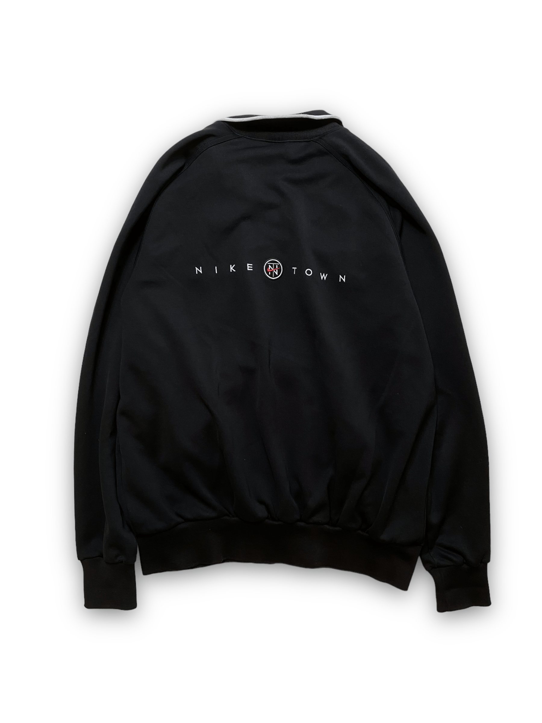 image of Nike Town Vintage Zip Hoodie Acg Swoosh Spellout Techfleece in Black, Men's (Size Large)