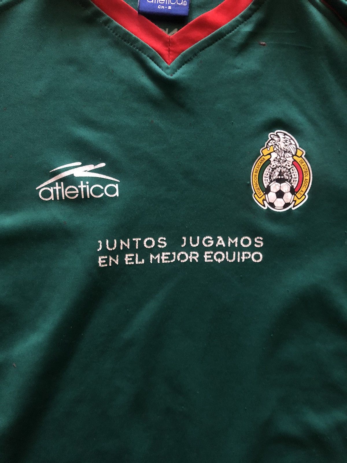 Vintage Vintage Mexico Atletica jersey 2002 world cup Y2K Size US S / EU 44-46 / 1 - 4 Thumbnail