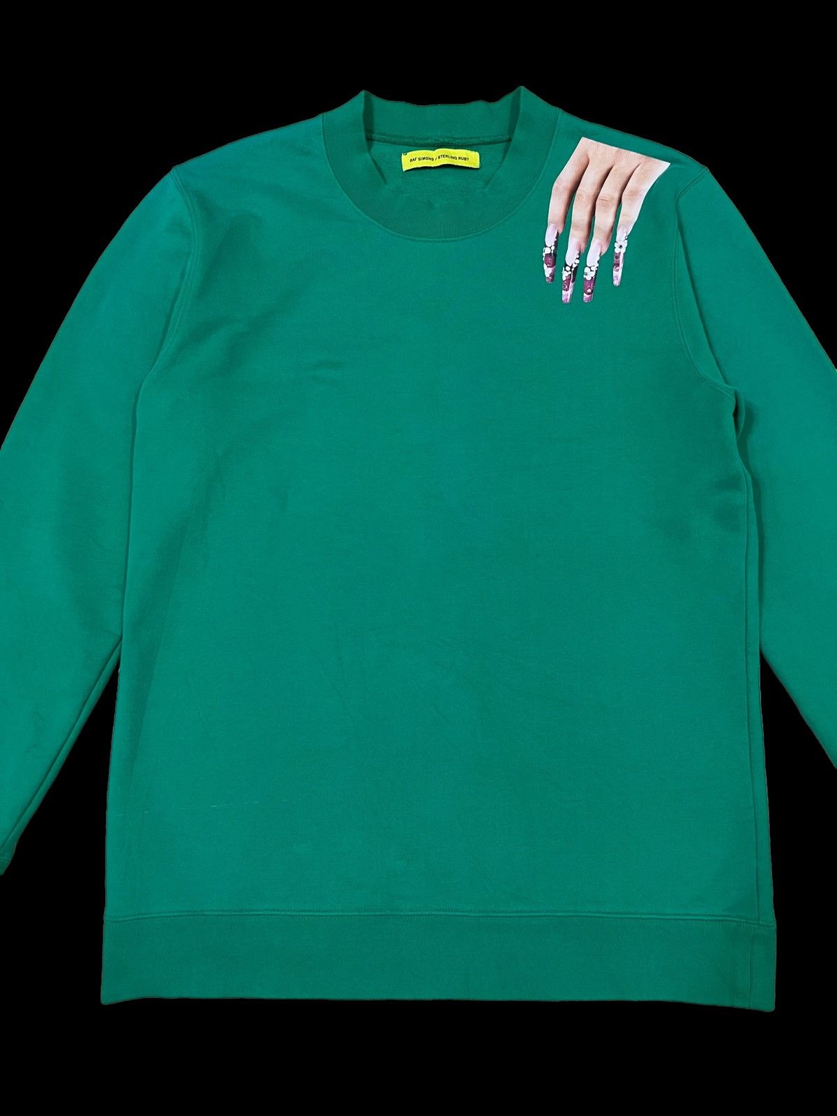 Raf Simons × Sterling Ruby ICONIC🔥Raf Simons Sterling Ruby Nail Print Crewneck Sweater Size US L / EU 52-54 / 3 - 1 Thumbnail