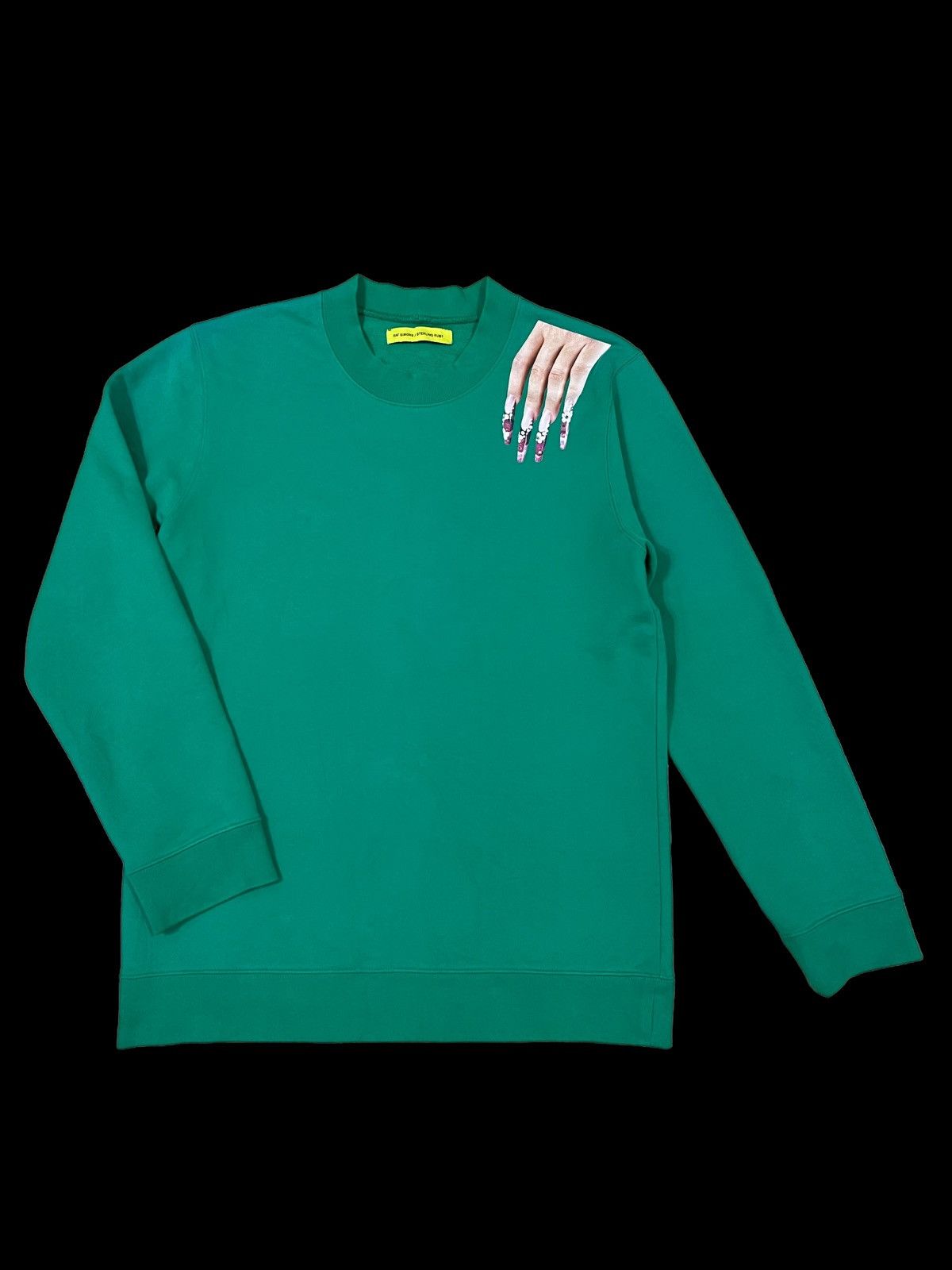 Raf Simons × Sterling Ruby ICONIC🔥Raf Simons Sterling Ruby Nail Print Crewneck Sweater Size US L / EU 52-54 / 3 - 3 Thumbnail