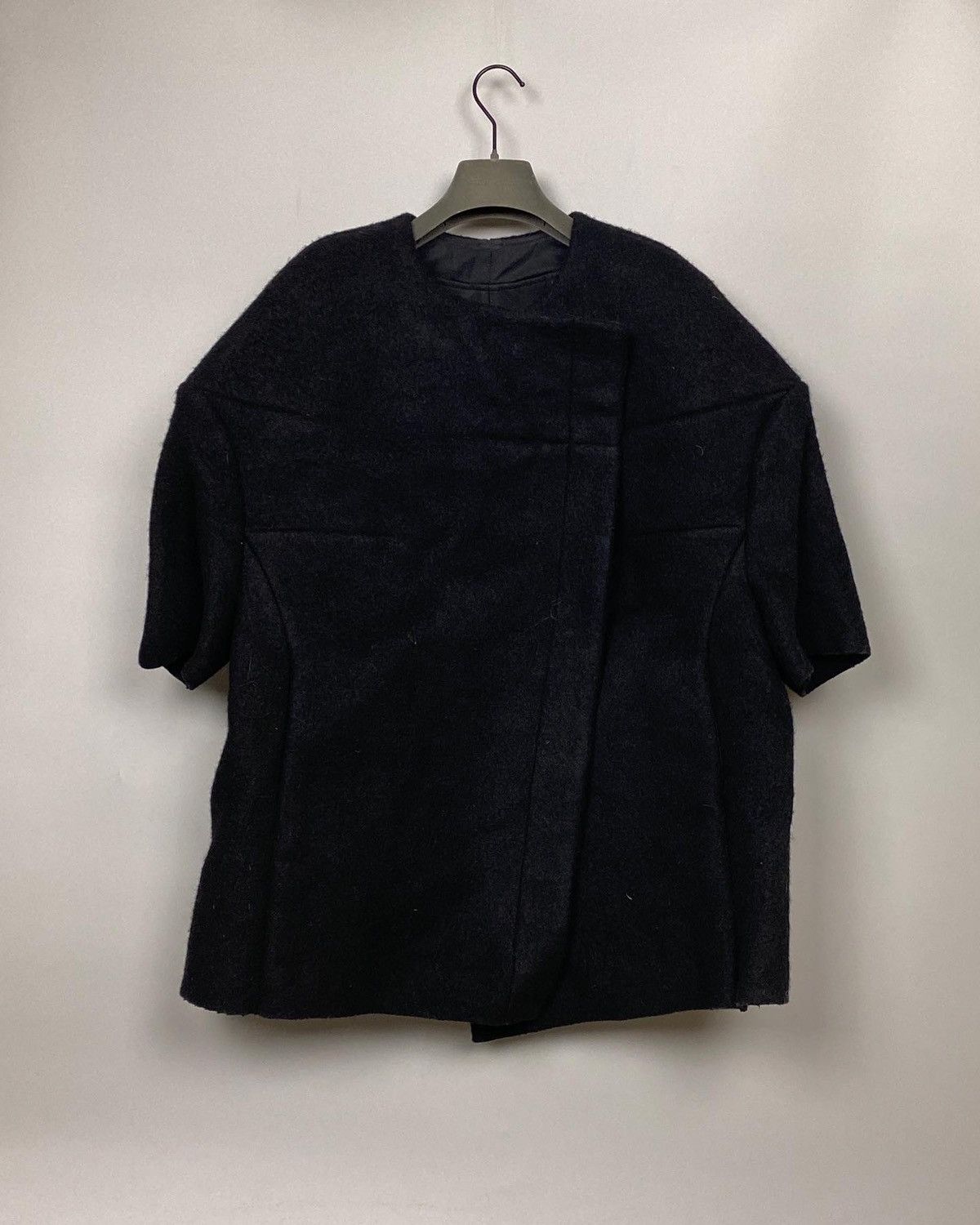 Rick Owens FW17 ‘GLITTER’ Heavy Felted Wool Mantle Size US M / EU 48-50 / 2 - 1 Thumbnail