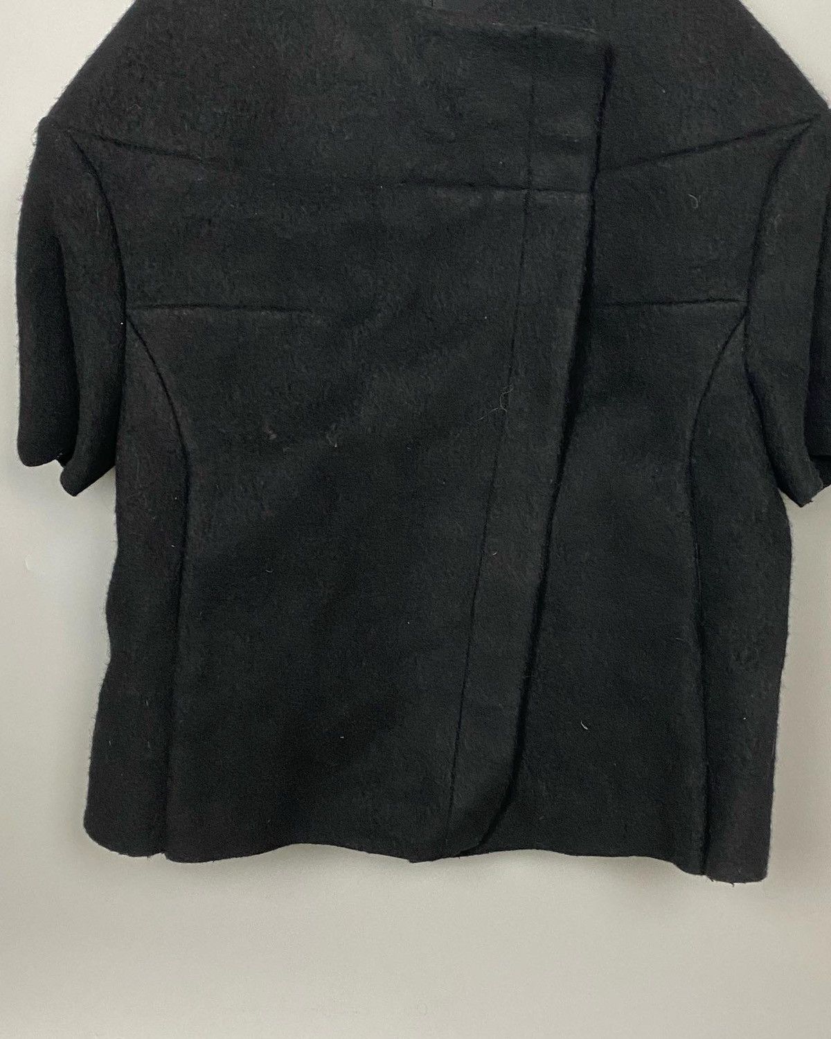 Rick Owens FW17 ‘GLITTER’ Heavy Felted Wool Mantle Size US M / EU 48-50 / 2 - 4 Thumbnail