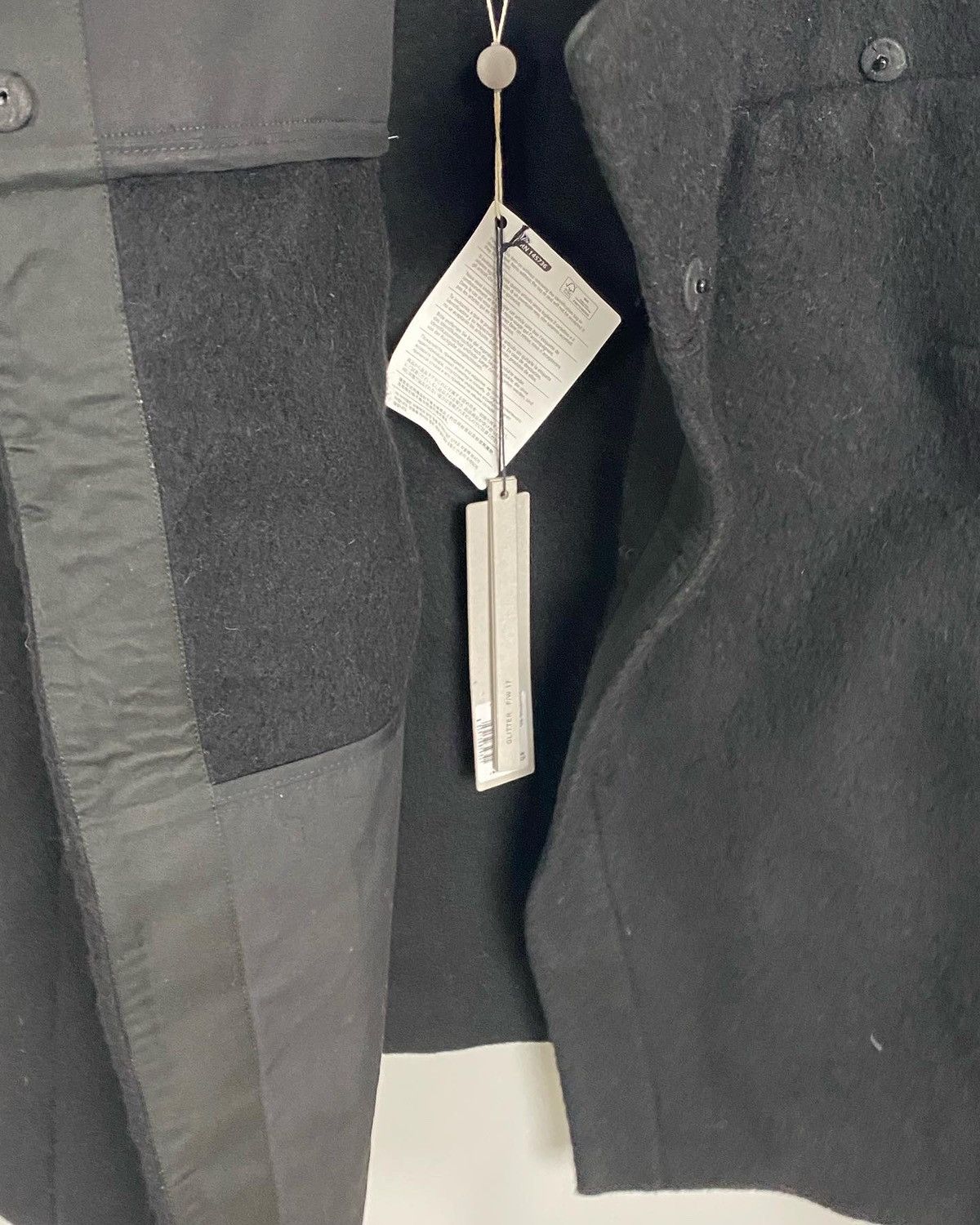 Rick Owens FW17 ‘GLITTER’ Heavy Felted Wool Mantle Size US M / EU 48-50 / 2 - 5 Thumbnail