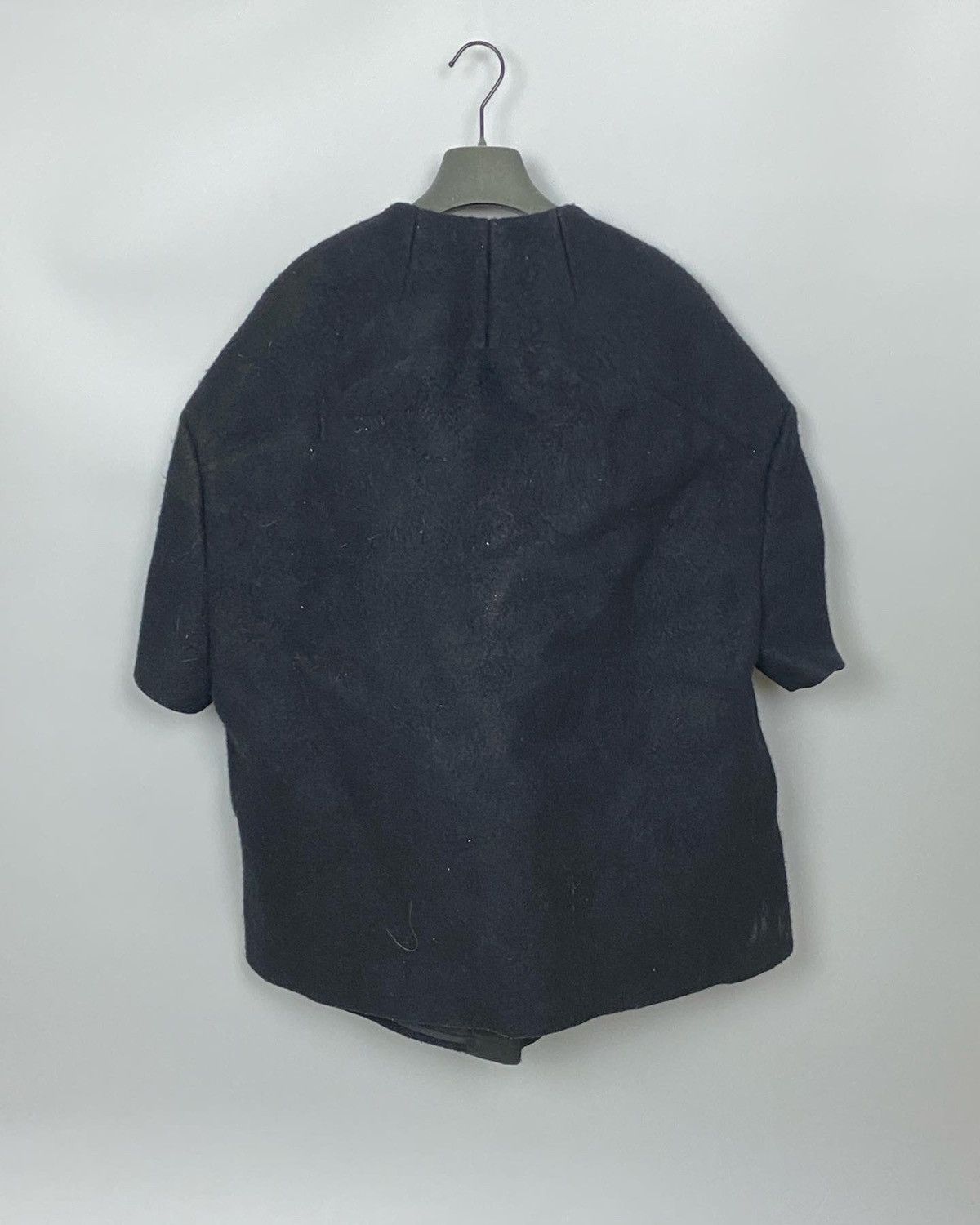 Rick Owens FW17 ‘GLITTER’ Heavy Felted Wool Mantle Size US M / EU 48-50 / 2 - 7 Thumbnail
